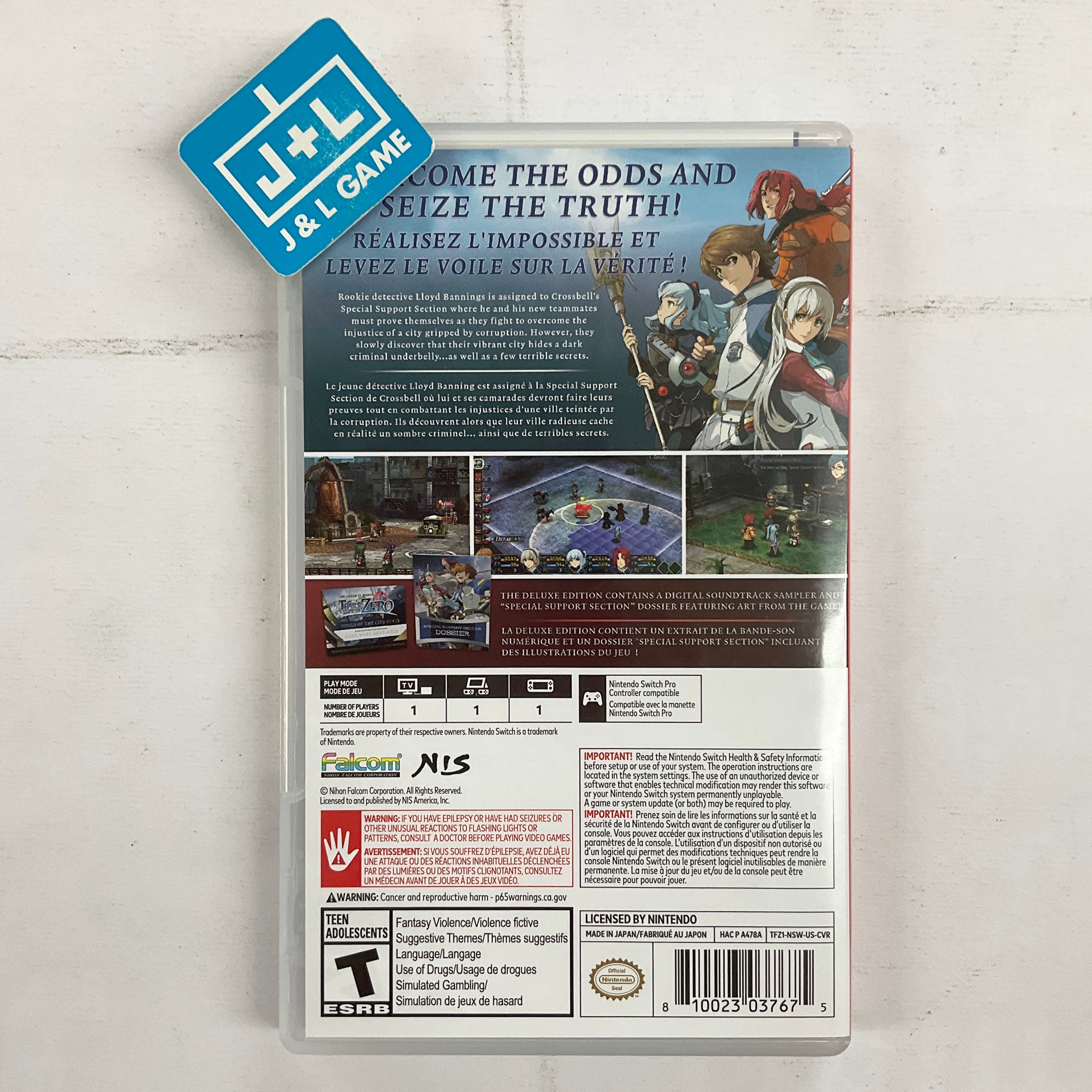 The Legend of Heroes: Trails From Zero - (NSW) Nintendo Switch [UNBOXING] Video Games NIS America   