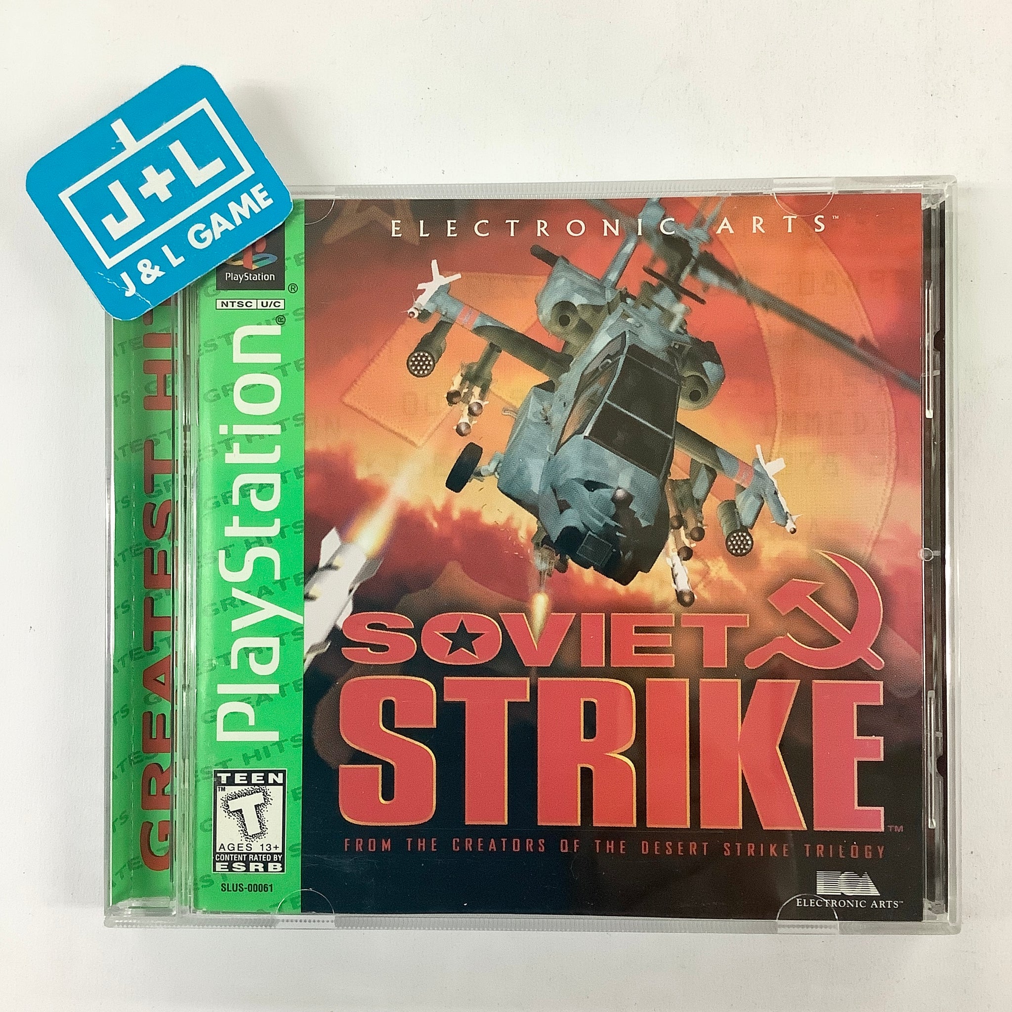 Soviet Strike (Greatest Hits) - (PS1) PlayStation 1 [Pre-Owned] Video Games Electronic Arts   