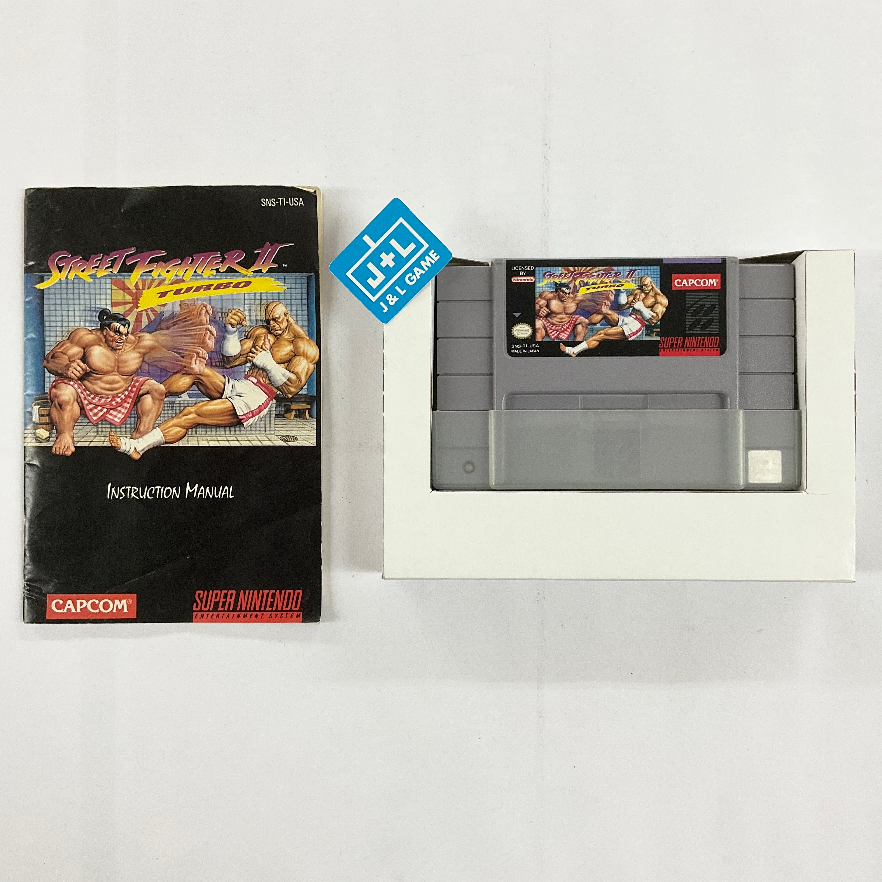 Street Fighter II Turbo - (SNES) Super Nintendo [Pre-Owned] Video Games Capcom   