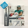 Madden NFL 06 - (GBA) Game Boy Advance Video Games EA Sports   