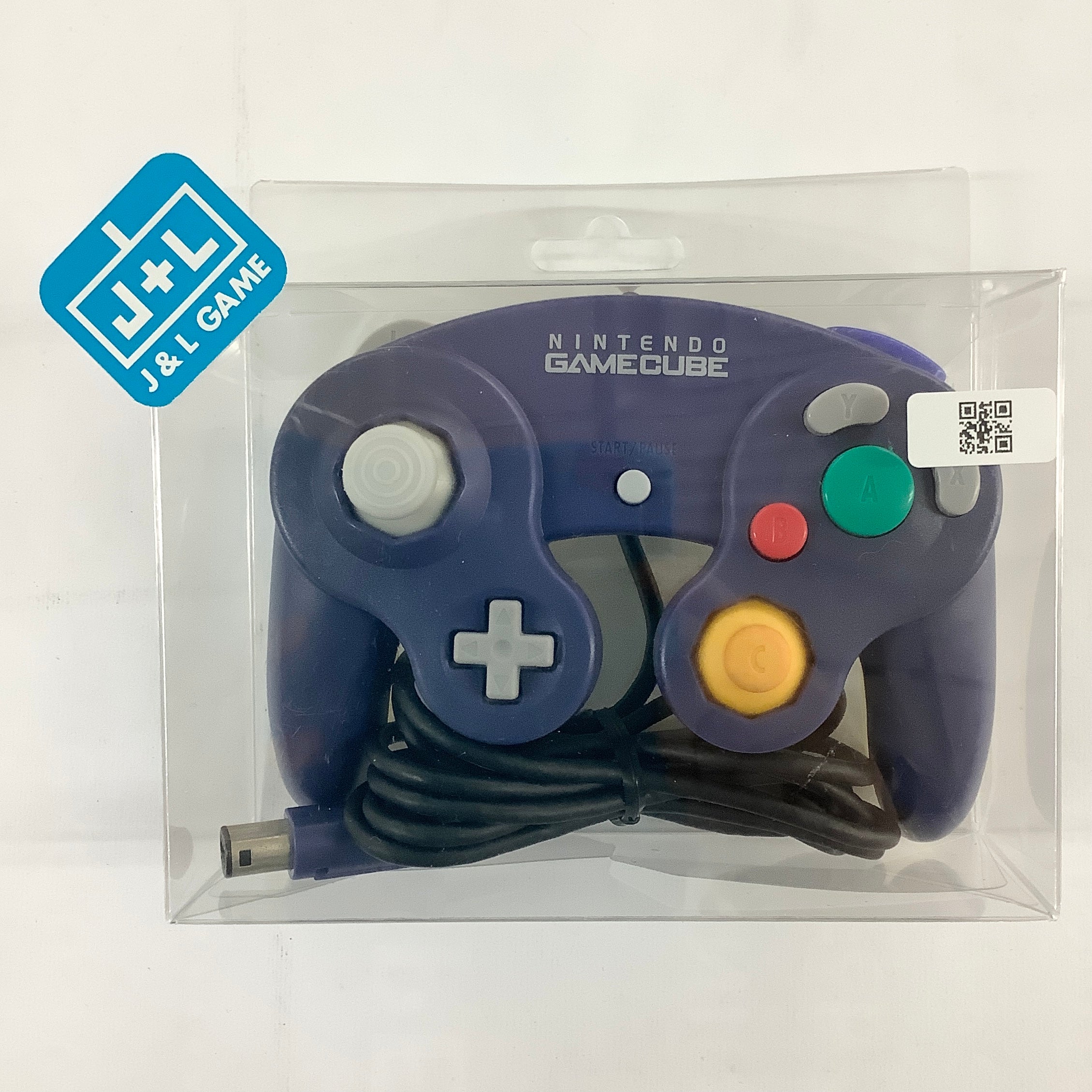 Nintendo GameCube Controller (Indigo/Clear) - (GC) GameCube [Pre-Owned] Accessories Nintendo   