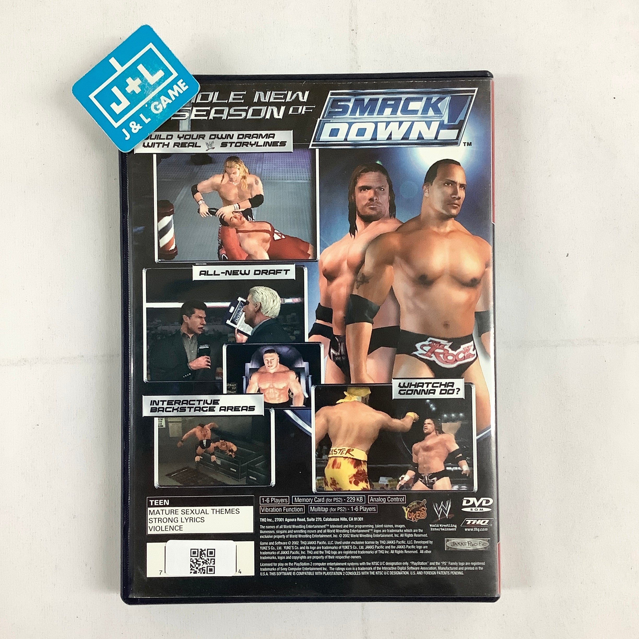 WWE SmackDown! Shut Your Mouth (Greatest Hits) - (PS2) PlayStation 2 [Pre-Owned] Video Games THQ   