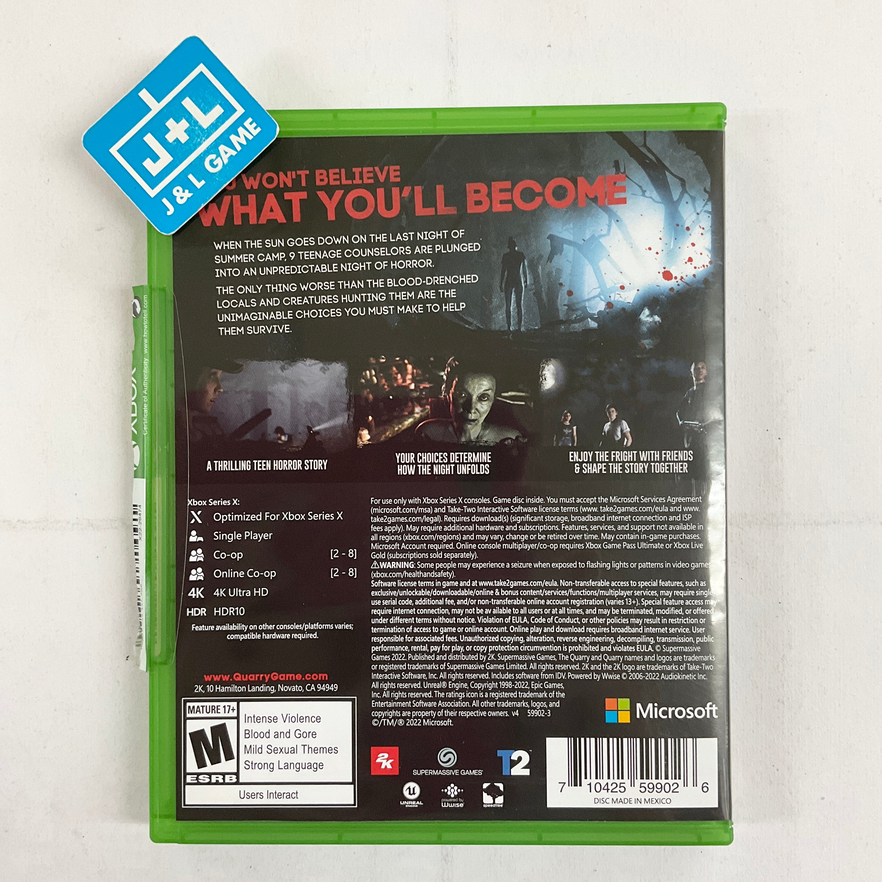 The Quarry - (XSX) Xbox Series X [UNBOXING] Video Games 2K   