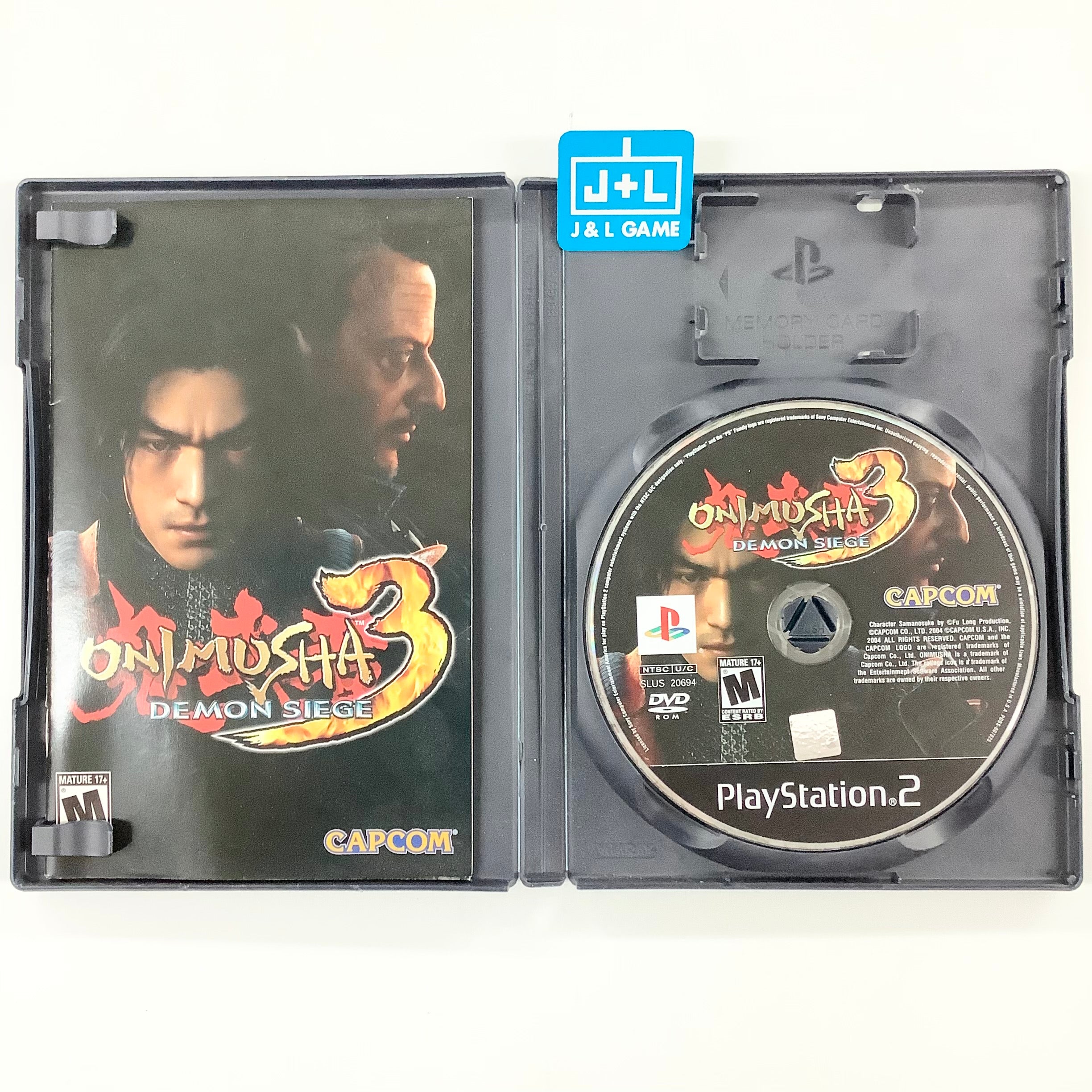 Onimusha 3: Demon Siege - (PS2) PlayStation 2 [Pre-Owned] Video Games Capcom   