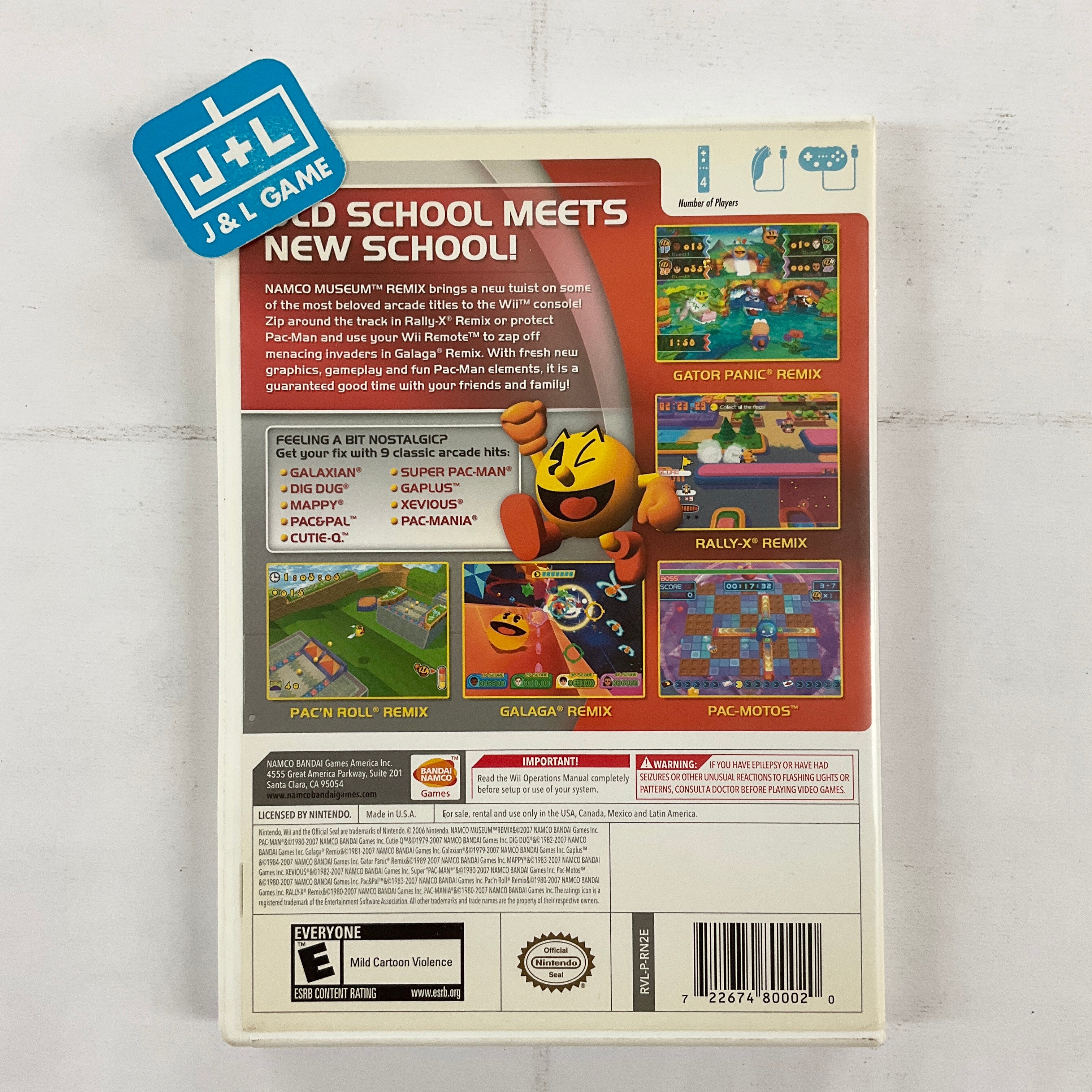 Namco Museum Remix - Nintendo Wii [Pre-Owned] Video Games Namco Bandai Games   