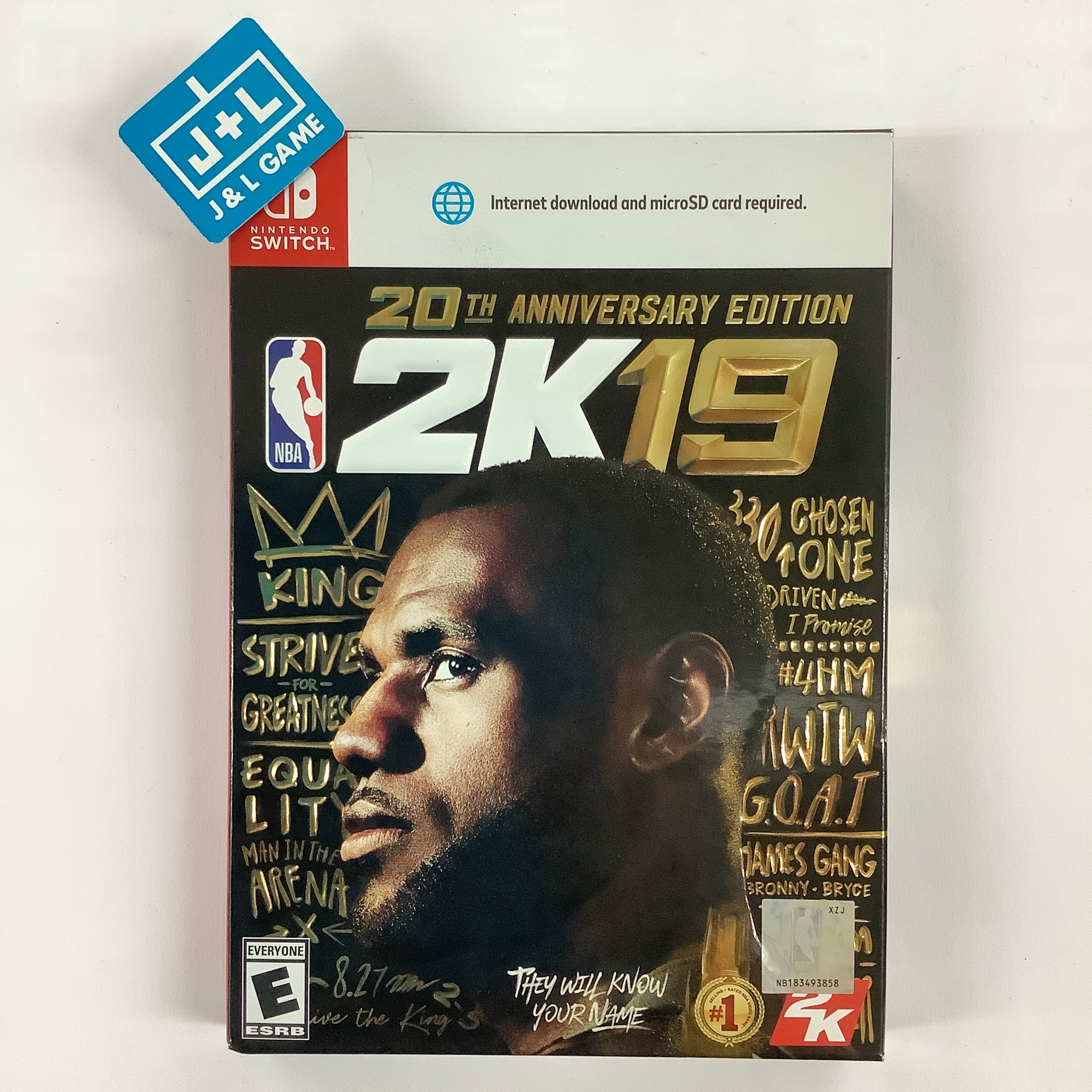 NBA 2K19 (20th Anniversary Edition) - (NSW) Nintendo Switch Video Games 2K Games   