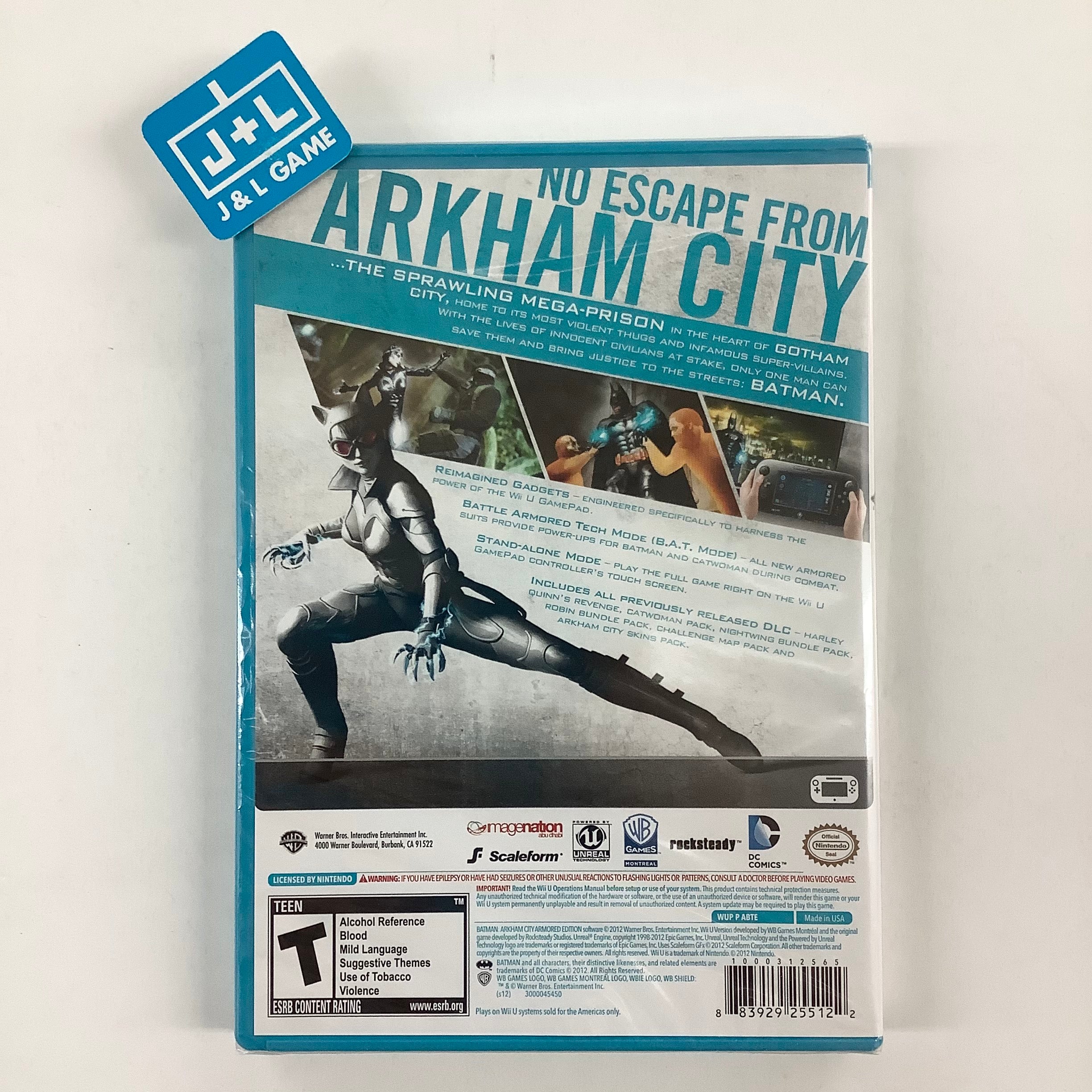 Batman Arkham City: Armored Edition - Nintendo Wii U Video Games WB Games   