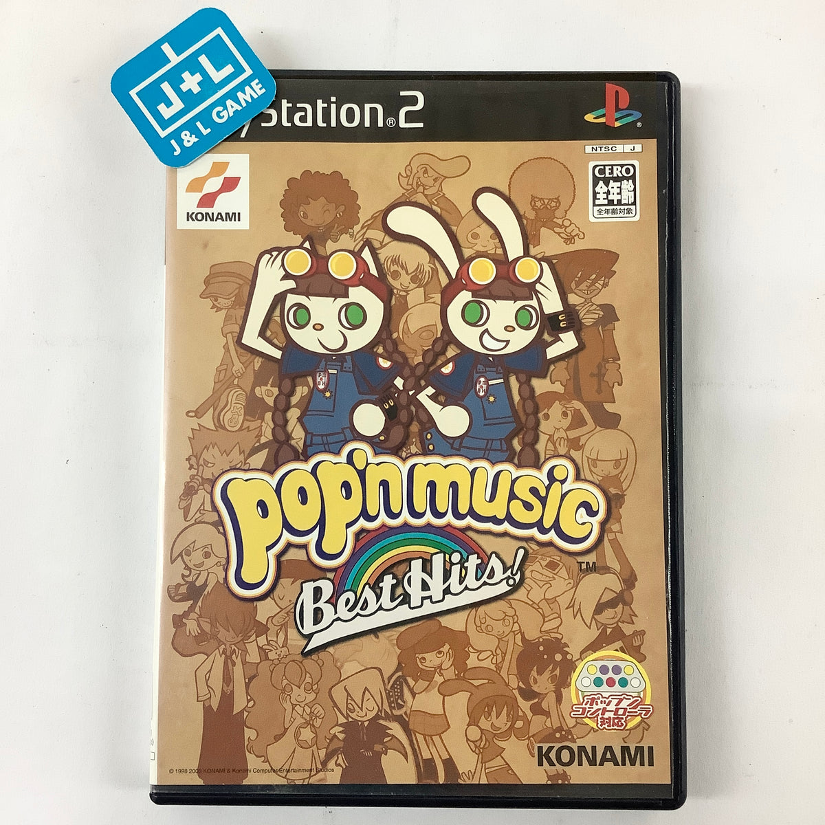 Manette Pop'n Music Konami Pour PlayStation PS1 PS2 - Fonctionne Parfaitement - Import Japon