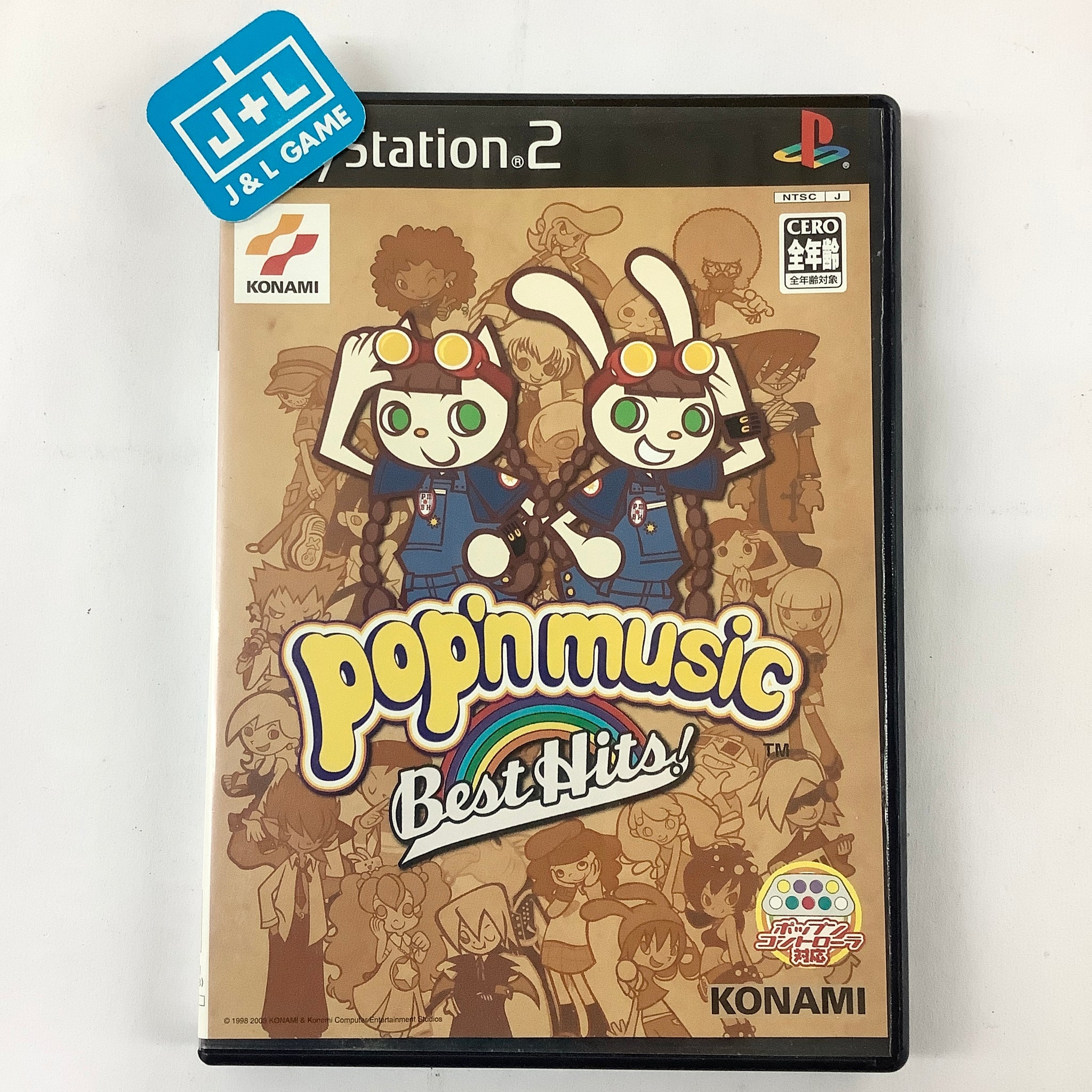 Pop'n Music Best Hits! - (PS2) PlayStation 2 [Pre-Owned] (Japanese Import) Video Games Konami   