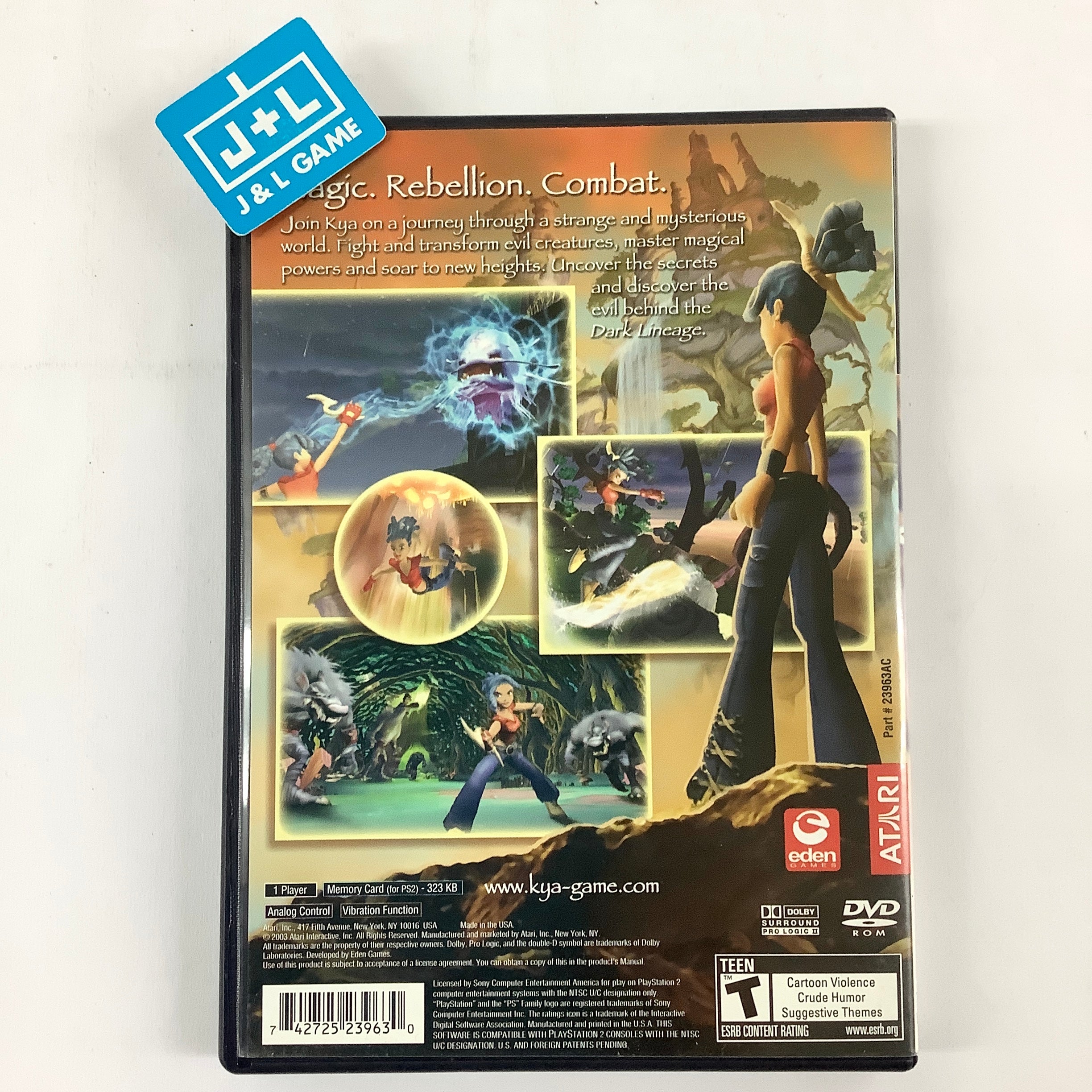 Kya: Dark Lineage - (PS2) PlayStation 2 [Pre-Owned] Video Games Atari SA   