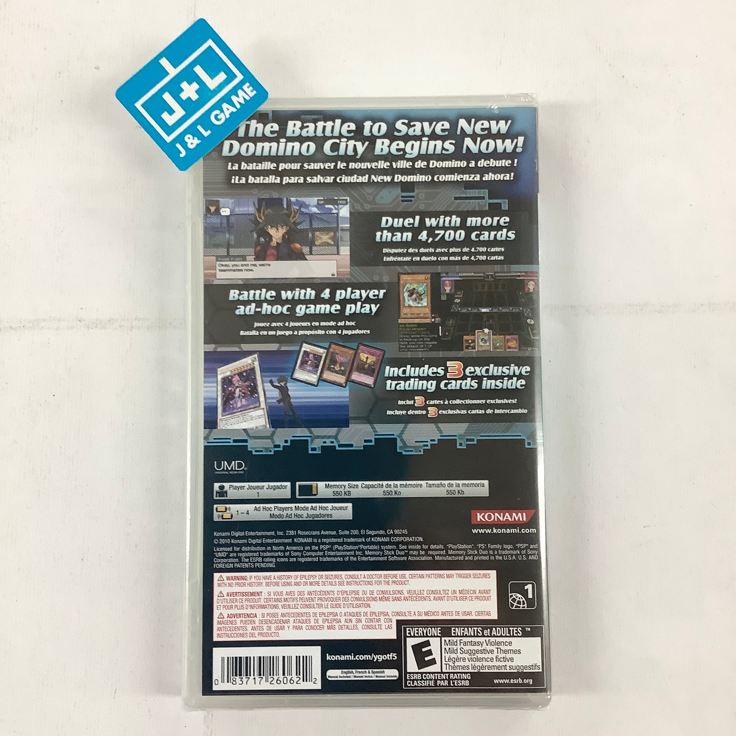 Yu-Gi-Oh! 5D's Tag Force 5 - Sony PSP | J&L Game Yu-Gi-Oh! 5D's Tag Force 5 - Sony PSP | J&L Game