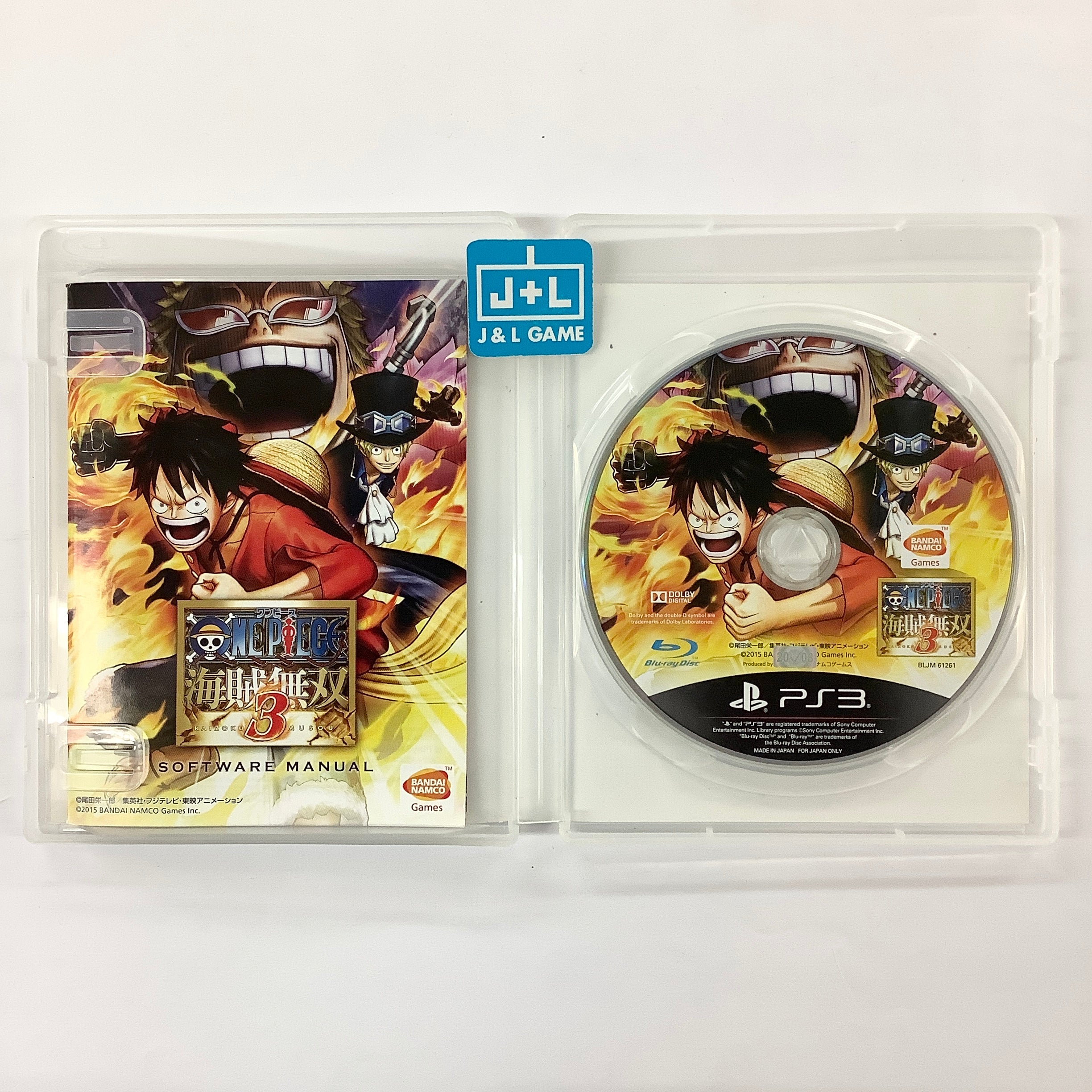 One Piece: Kaizoku Musou 3 - (PS3) PlayStation 3 [Pre-Owned] (Japanese Import) Video Games Bandai Namco Games   