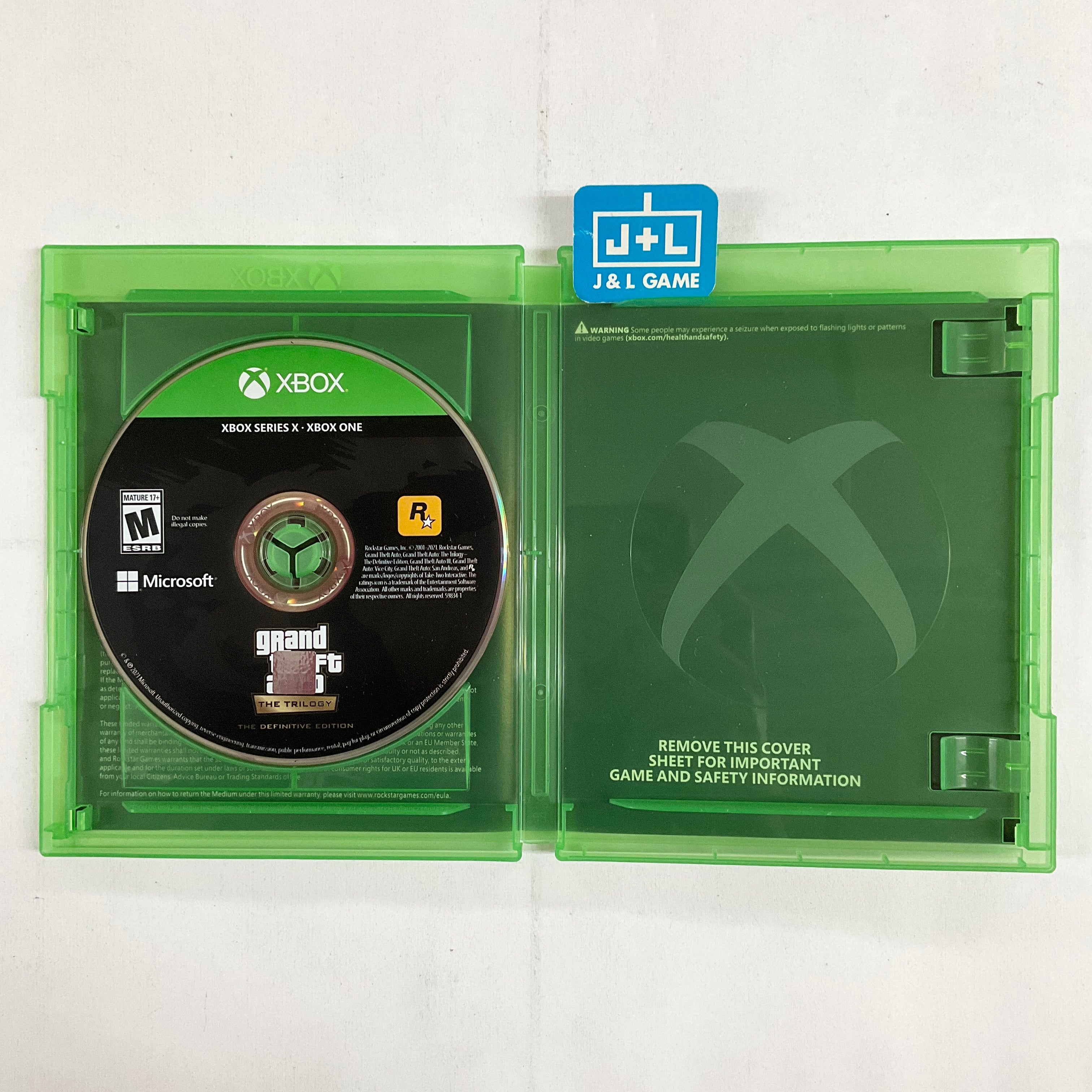 Grand Theft Auto: The Trilogy - The Definitive Edition - (XSX) Xbox Series X [Pre-Owned] Video Games Rockstar Games   
