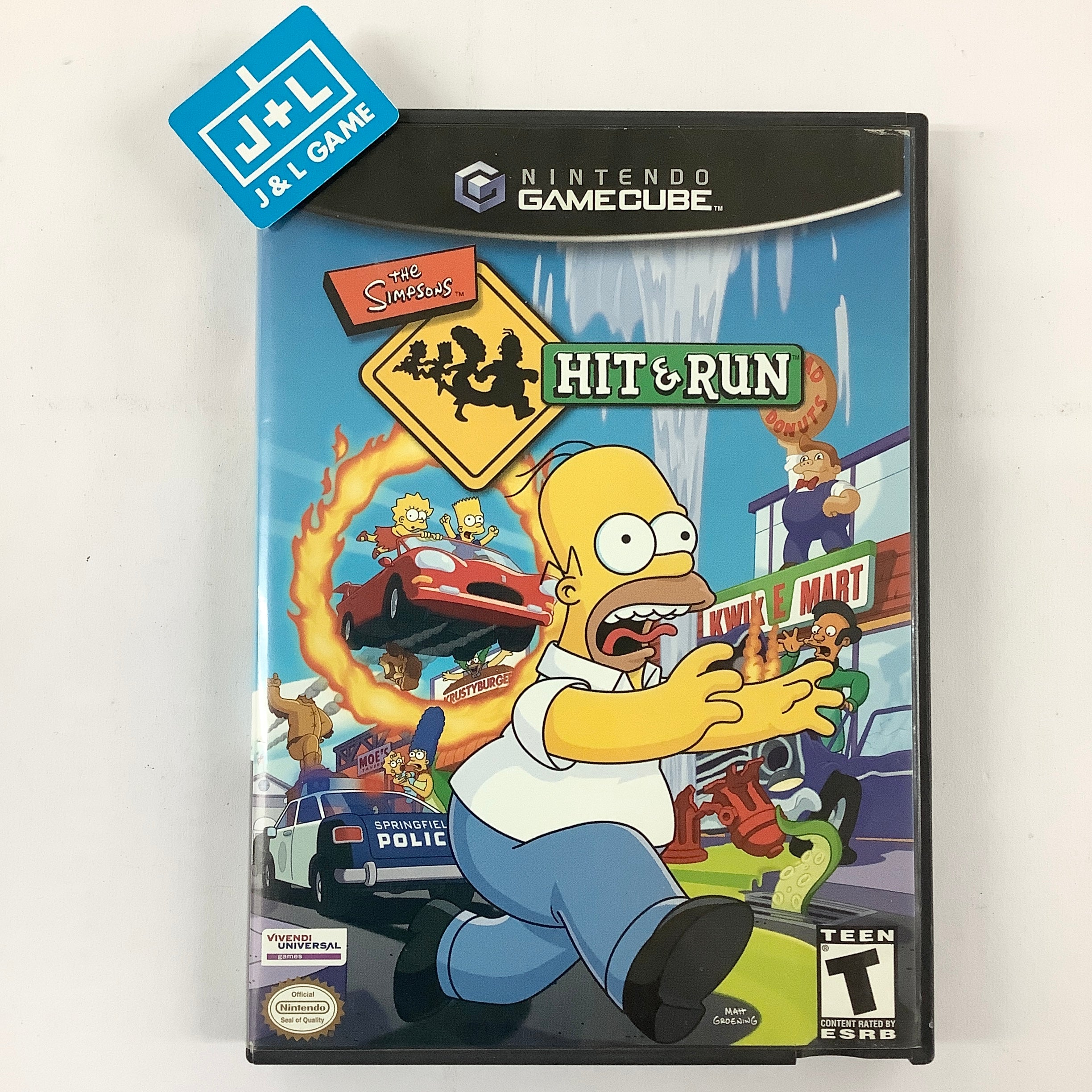 The Simpsons Hit & Run - (GC) GameCube [Pre-Owned] Video Games Nintendo   