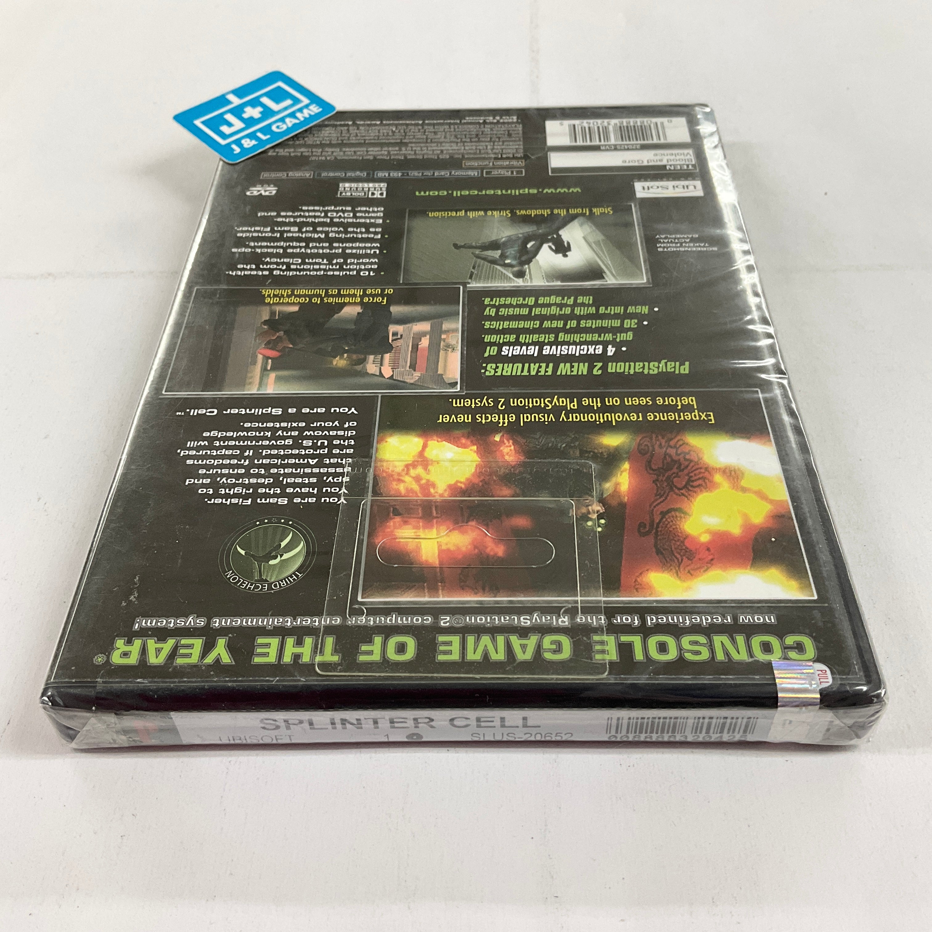 Tom Clancy's Splinter Cell - (PS2) PlayStation 2 Video Games Ubisoft   