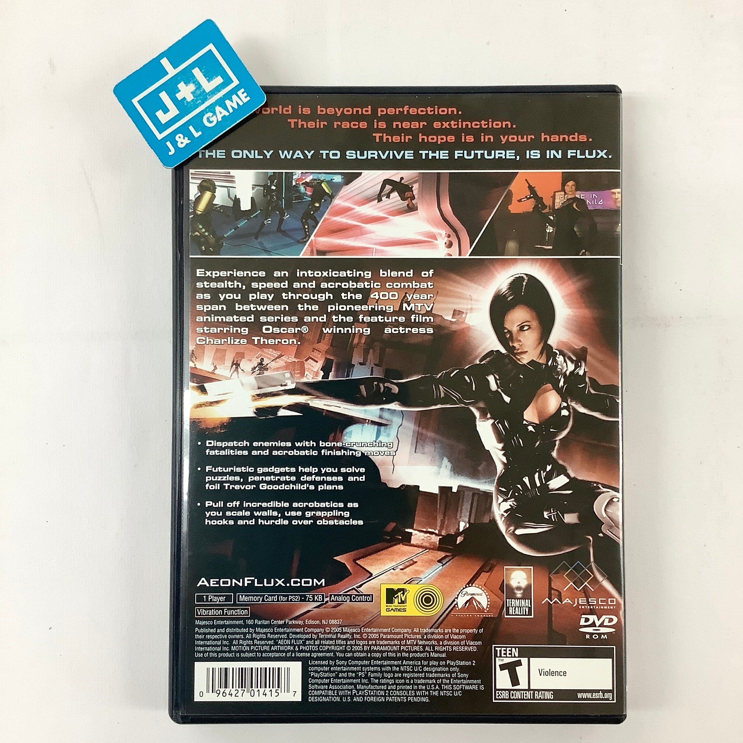 Aeon Flux - (PS2) PlayStation 2 [Pre-Owned] Video Games Majesco   