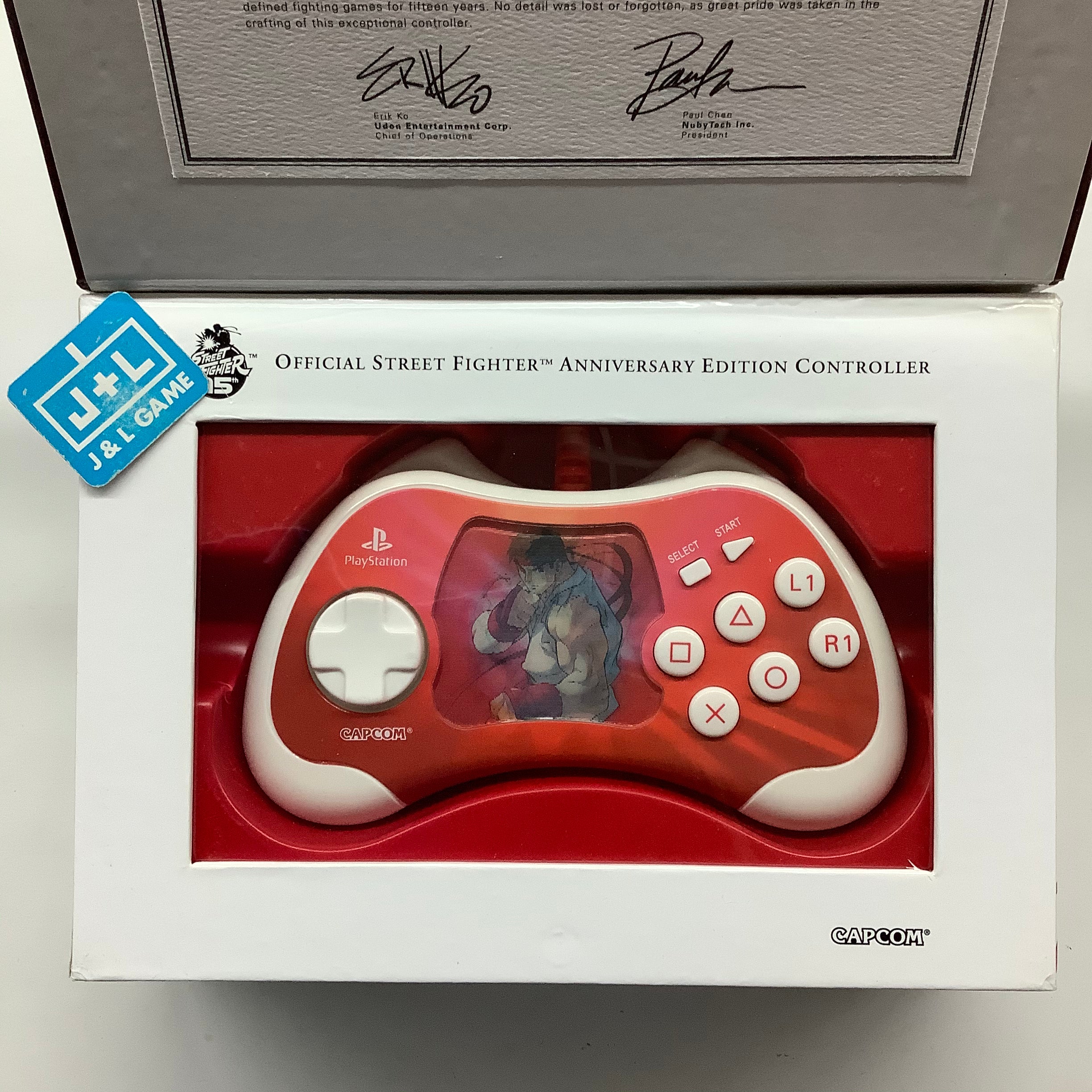 PlayStation 2 Street Fighter 15th Anniversary Edition Controller ( RYU ) - (PS2) PlayStation 2 [Pre-Owned] ( European Import ) Accessories Capcom   