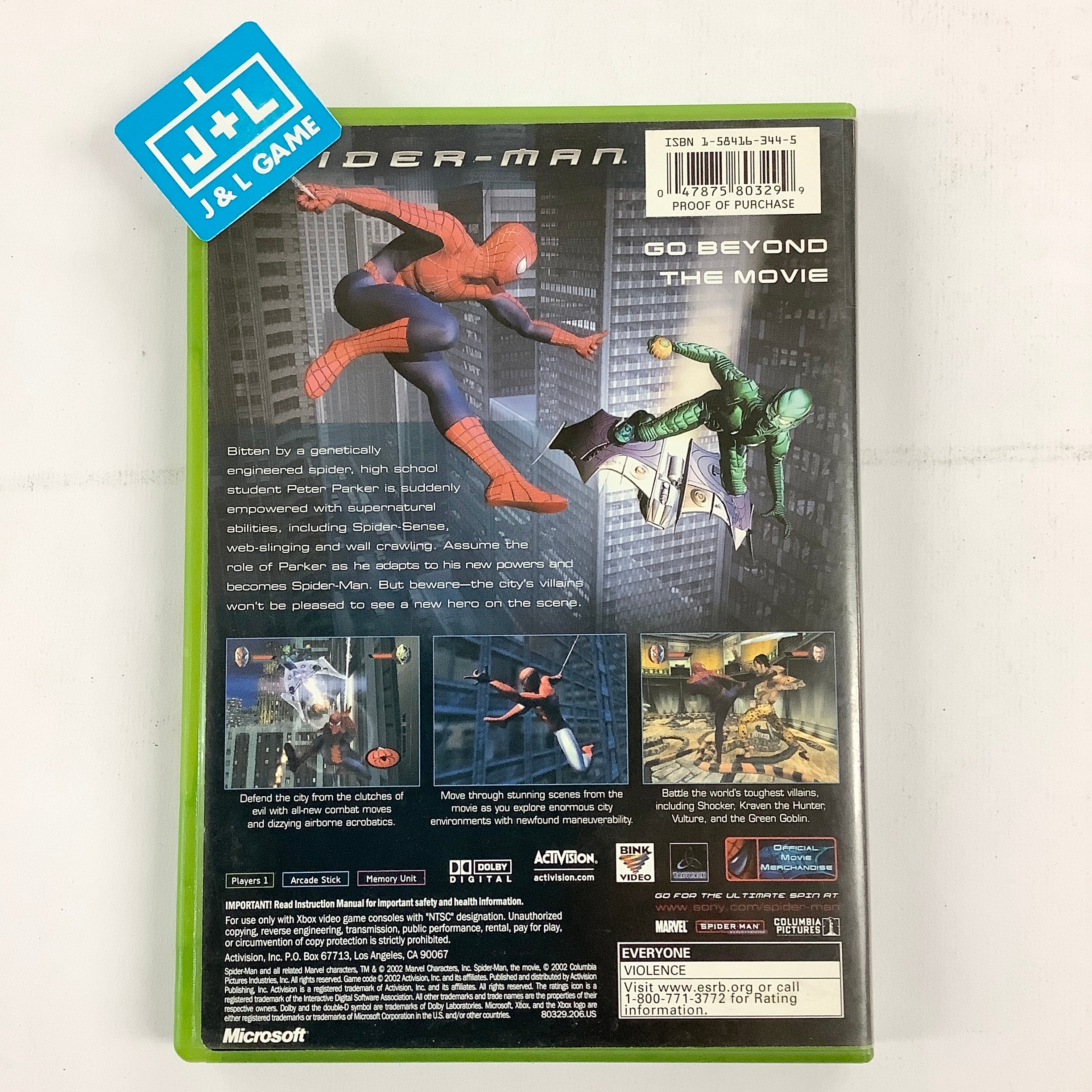 Spider-Man - (XB) Xbox [Pre-Owned] Video Games Activision   