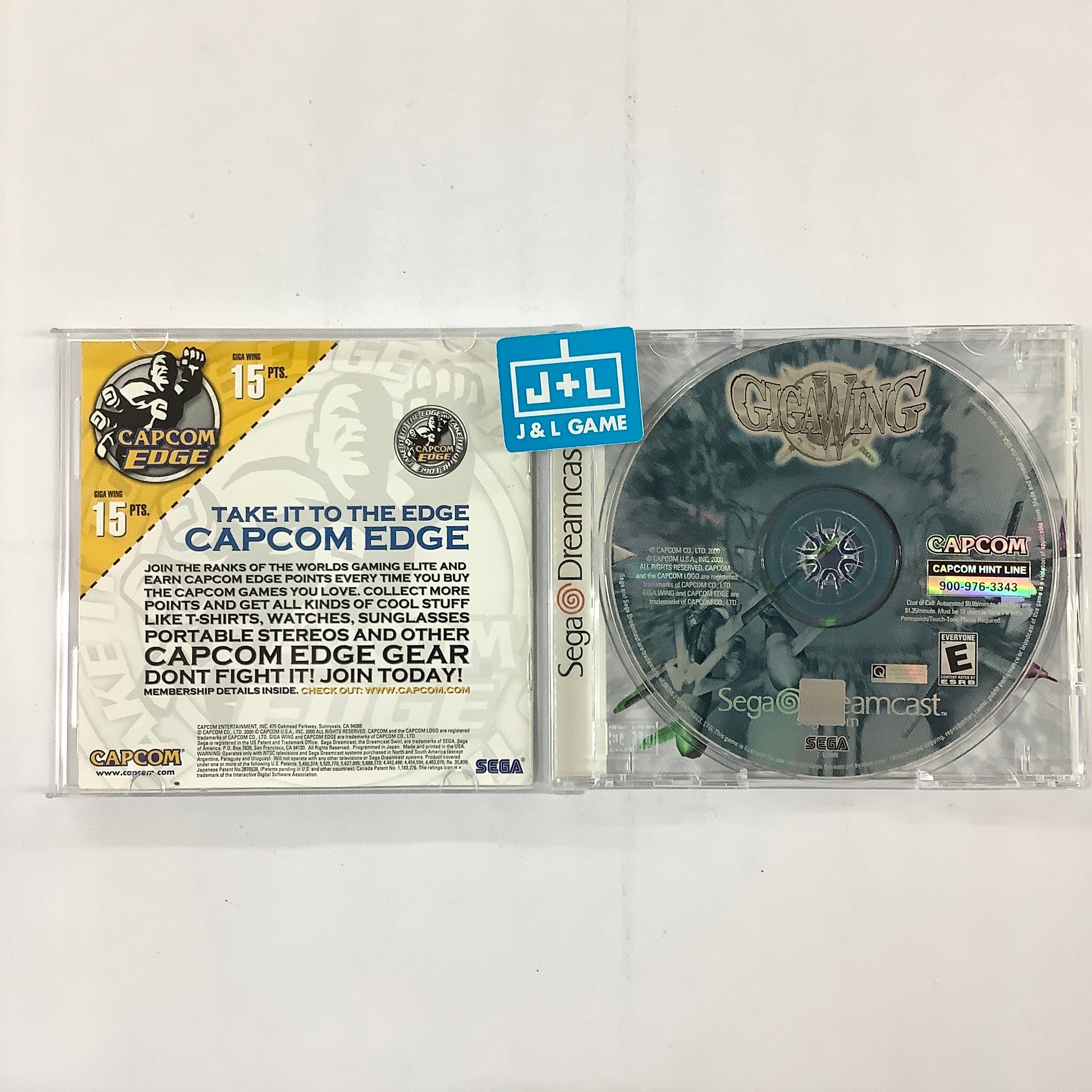 Giga Wing - (DC) SEGA Dreamcast [Pre-Owned] Video Games Capcom   