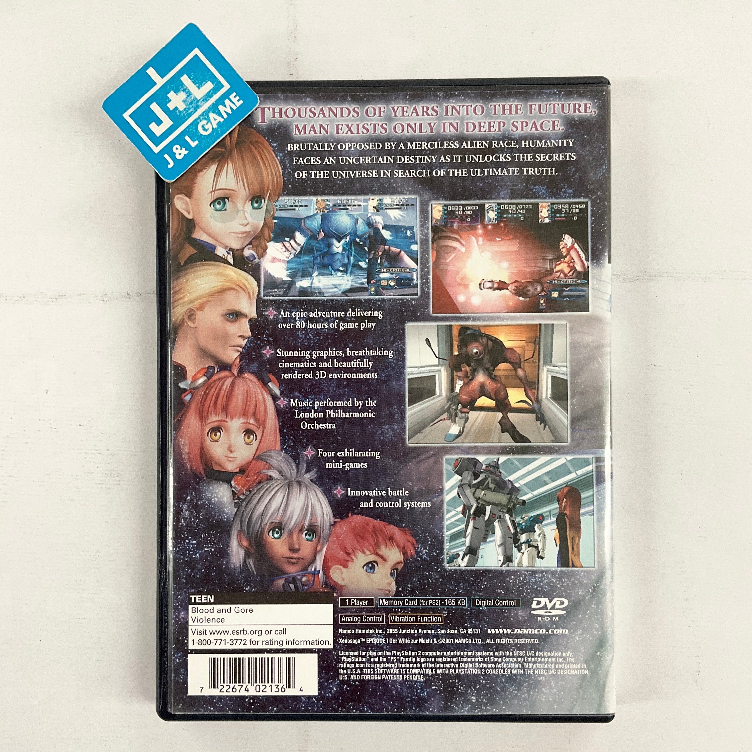 Xenosaga Episode I: Der Wille zur Macht - (PS2) PlayStation 2 [Pre
