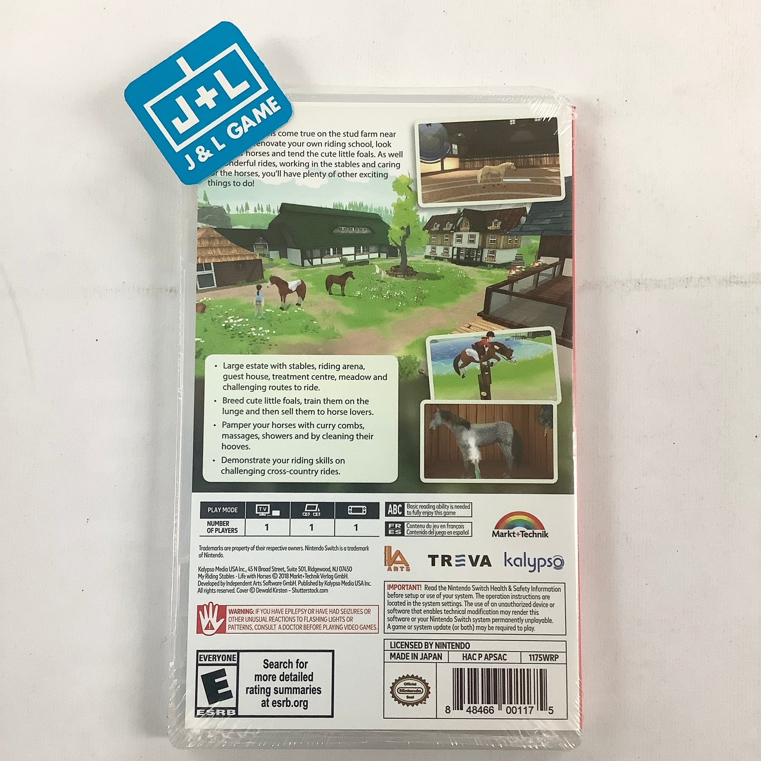 My Riding Stables - Life with Horses - (NSW) Nintendo Switch Video Games Kalypso   