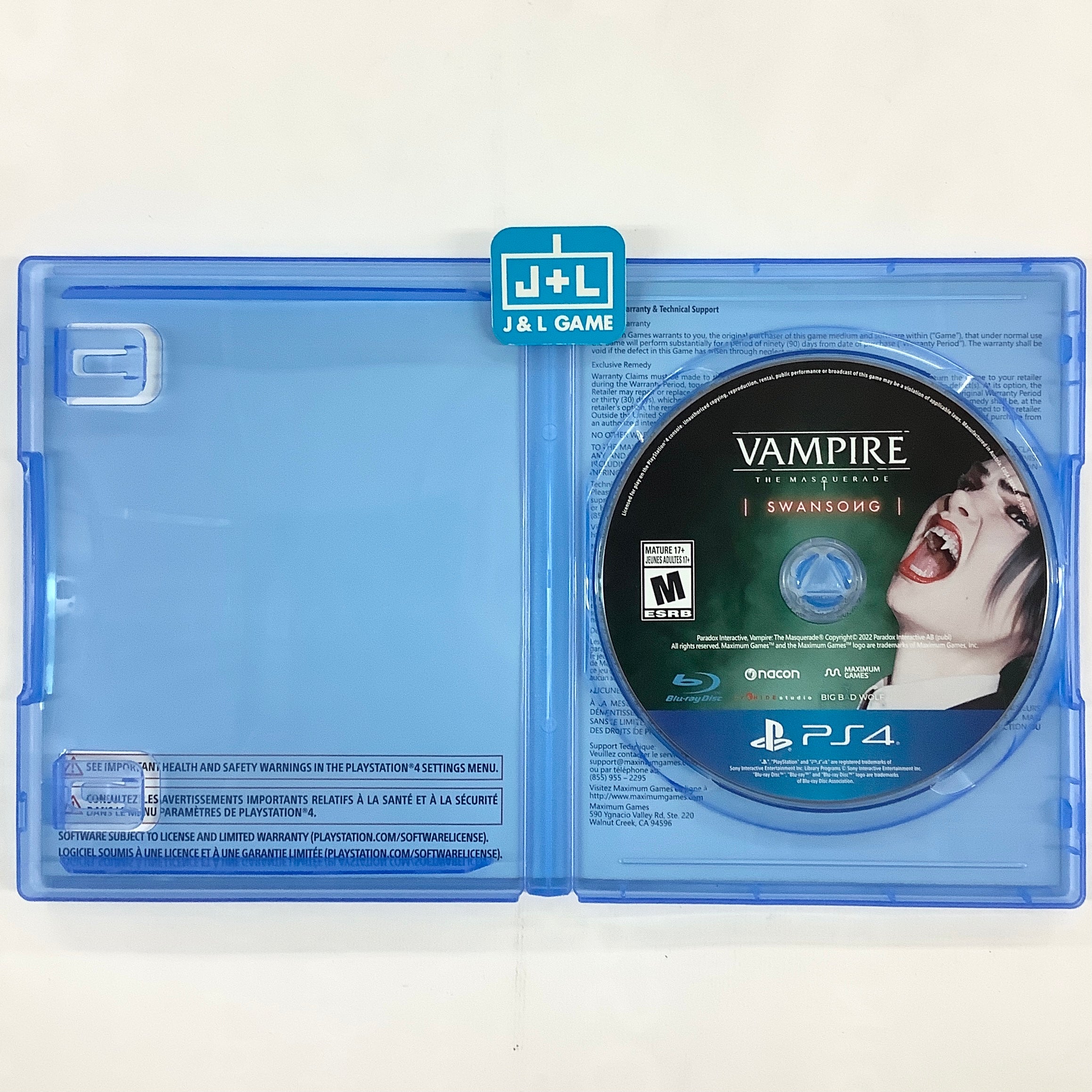 Vampire: The Masquerade - Swansong - (PS4) PlayStation 4 [UNBOXING] Video Games Maximum Games   