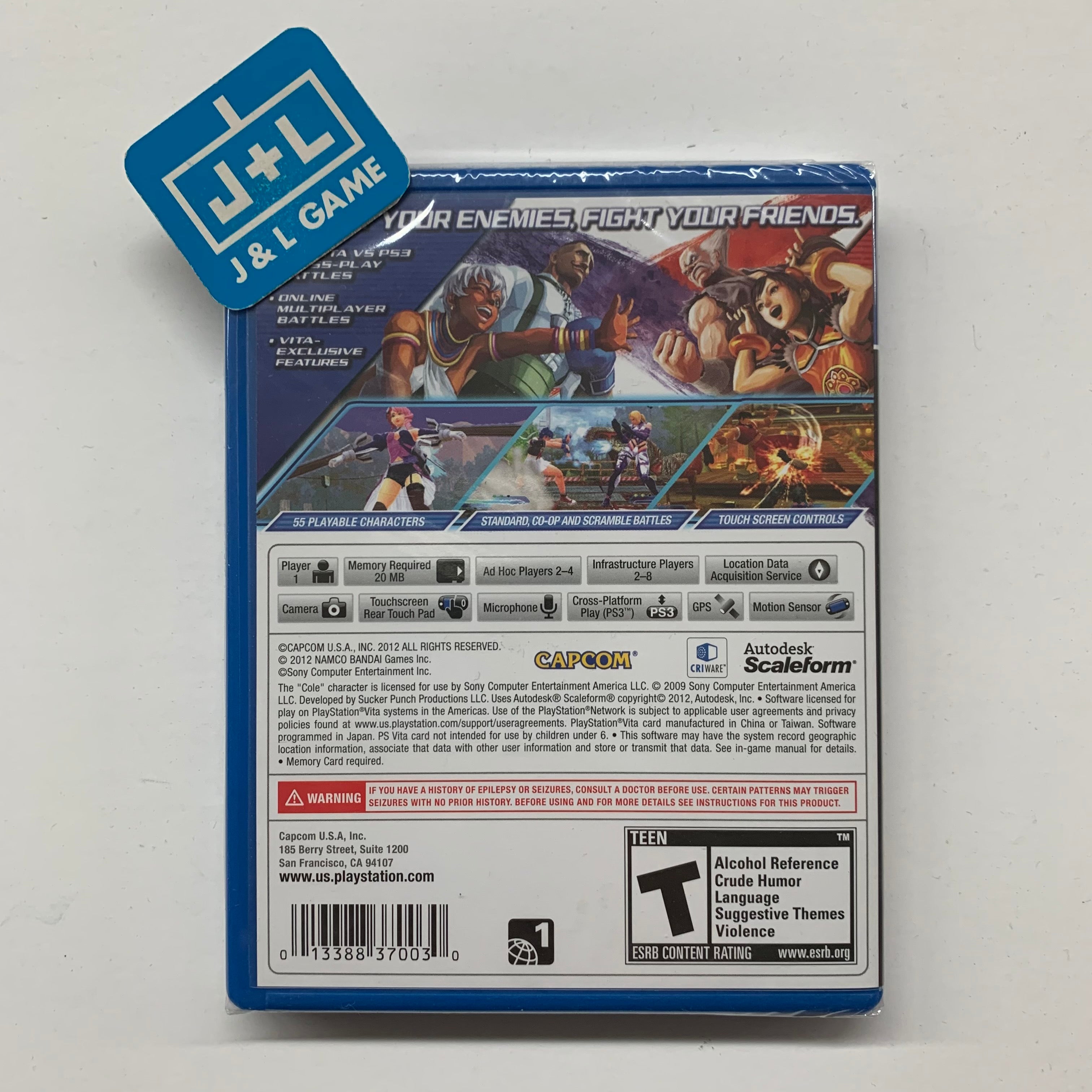 Street Fighter X Tekken - (PSV) PlayStation Vita Video Games Capcom   
