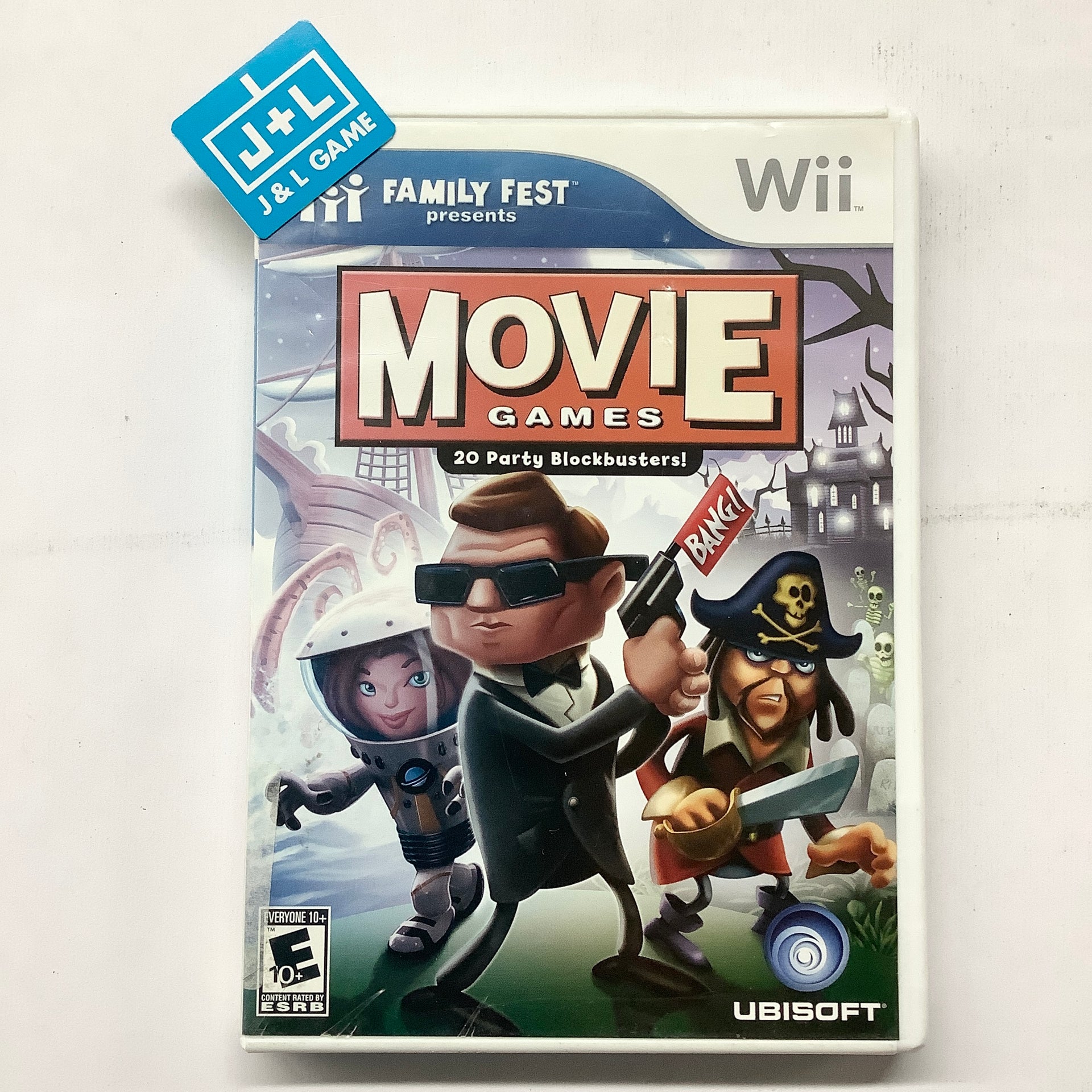 Family Fest Presents Movie Games Nintendo Wii [Pre-Owned] J&L Game