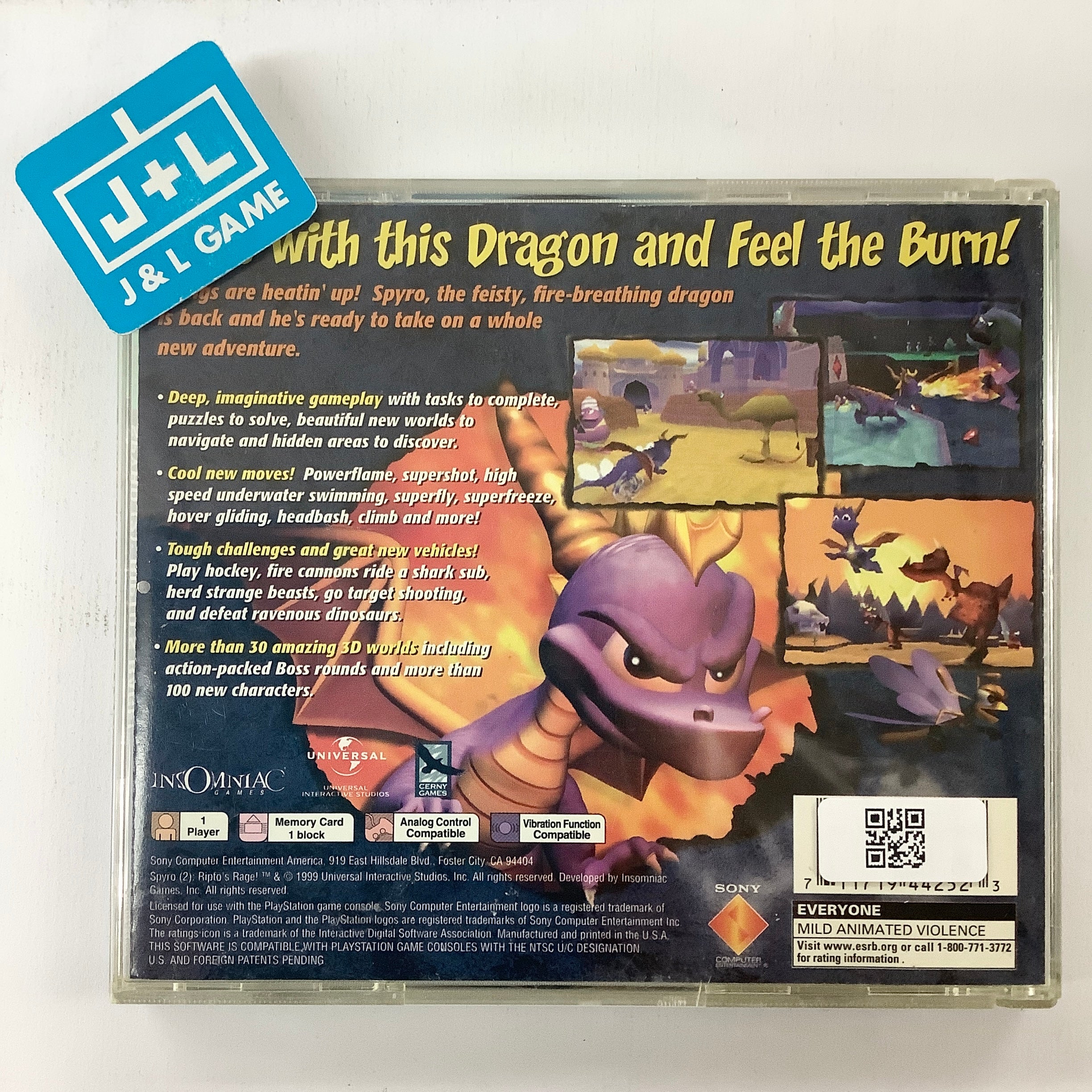 Spyro 2: Ripto's Rage! (Greatest Hits) - (PS1) PlayStation 1 [Pre-Owne ...