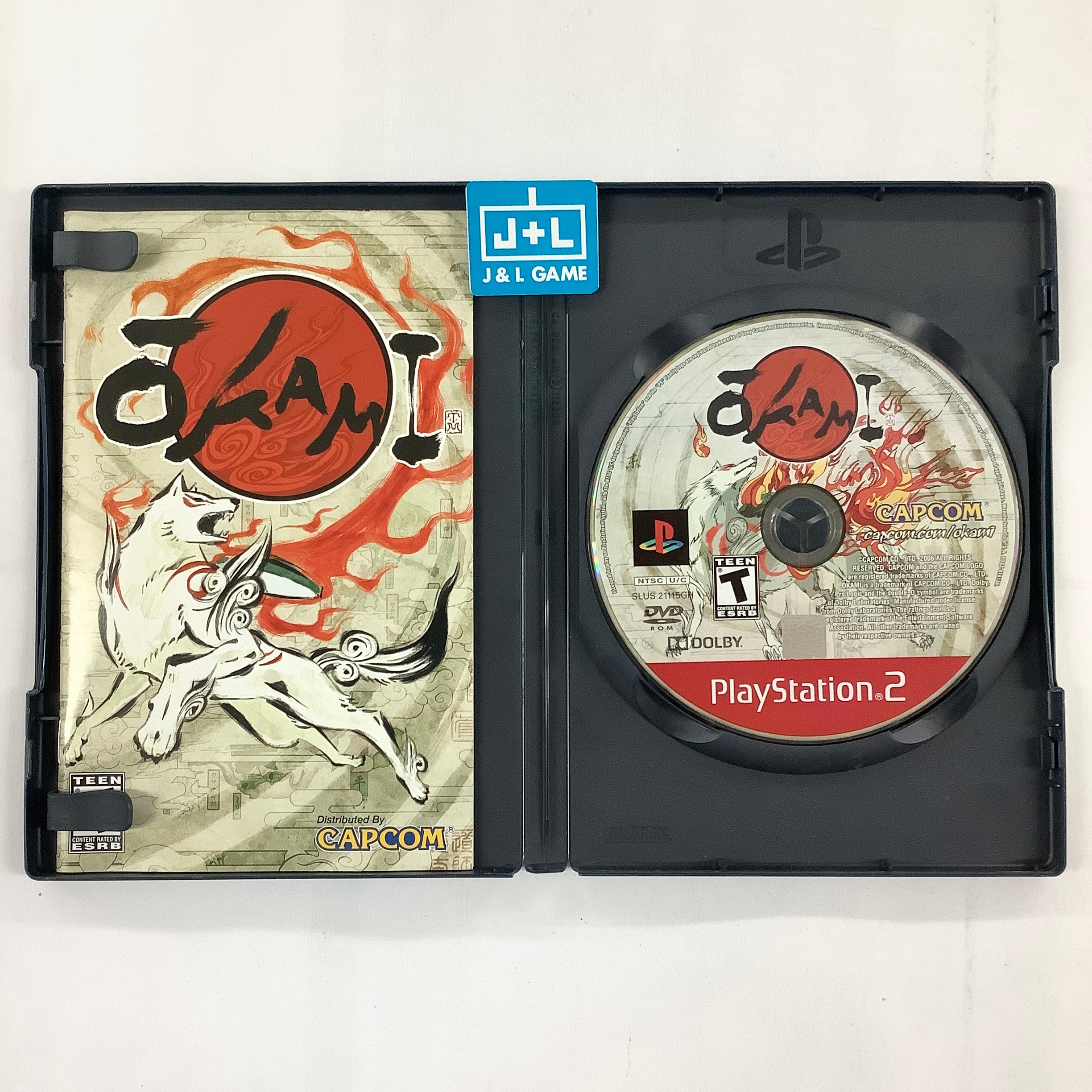 Okami (Greatest Hits) - (PS2) PlayStation 2 [Pre-Owned] Video Games Capcom   