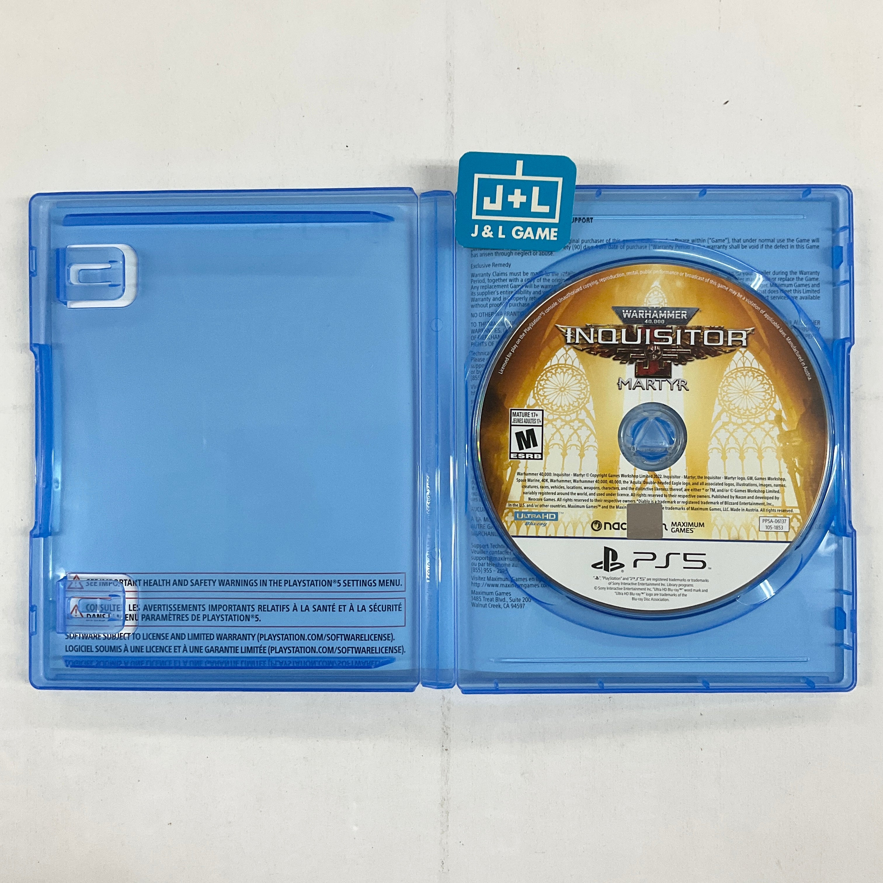Warhammer 40,000: Inquisitor - Martyr (Ultimate Edition) - (PS5) PlayStation 5 [Pre-Owned] Video Games Maximum Games   