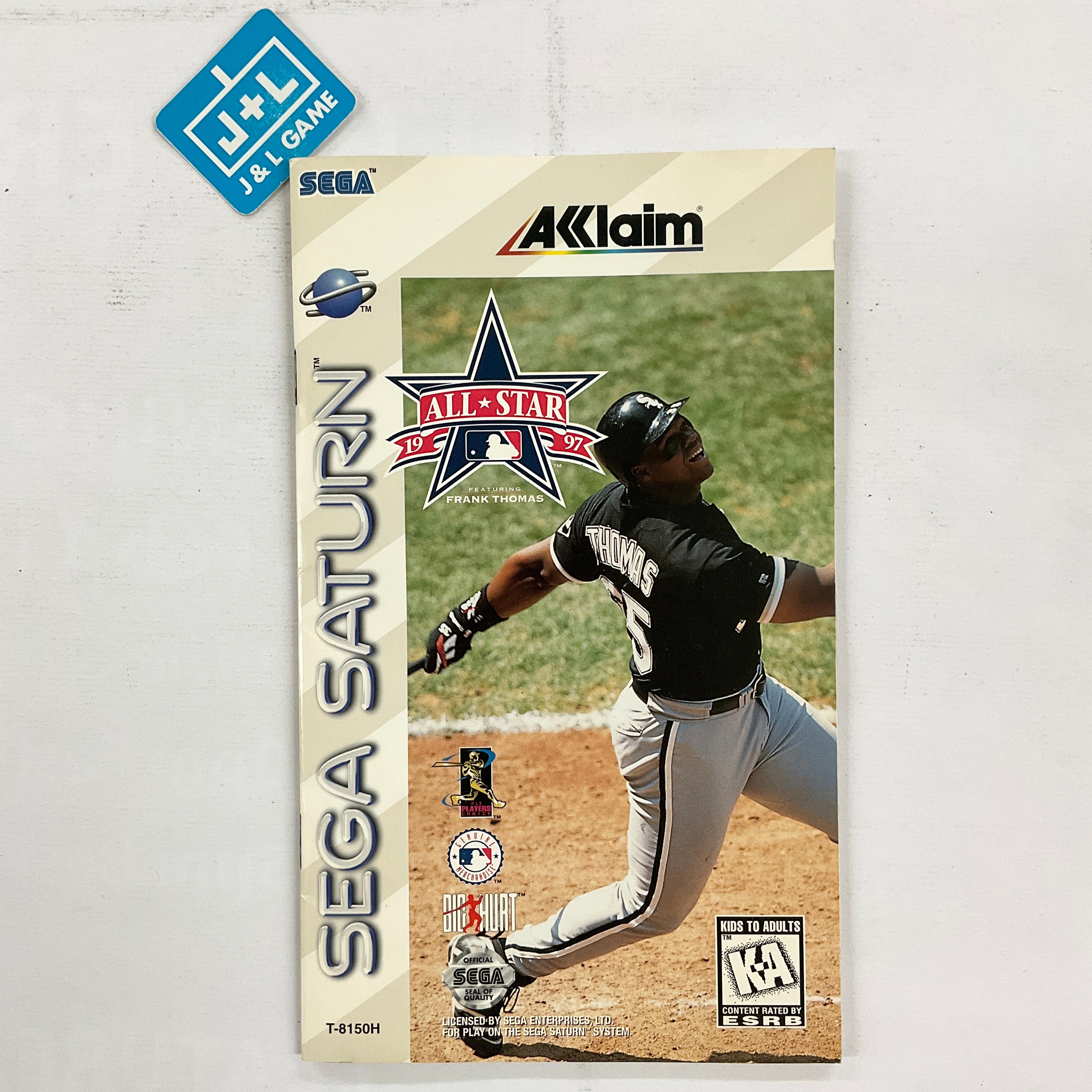All-Star Baseball '97 Featuring Frank Thomas - (SS) SEGA Saturn [Pre-Owned] Video Games Acclaim   