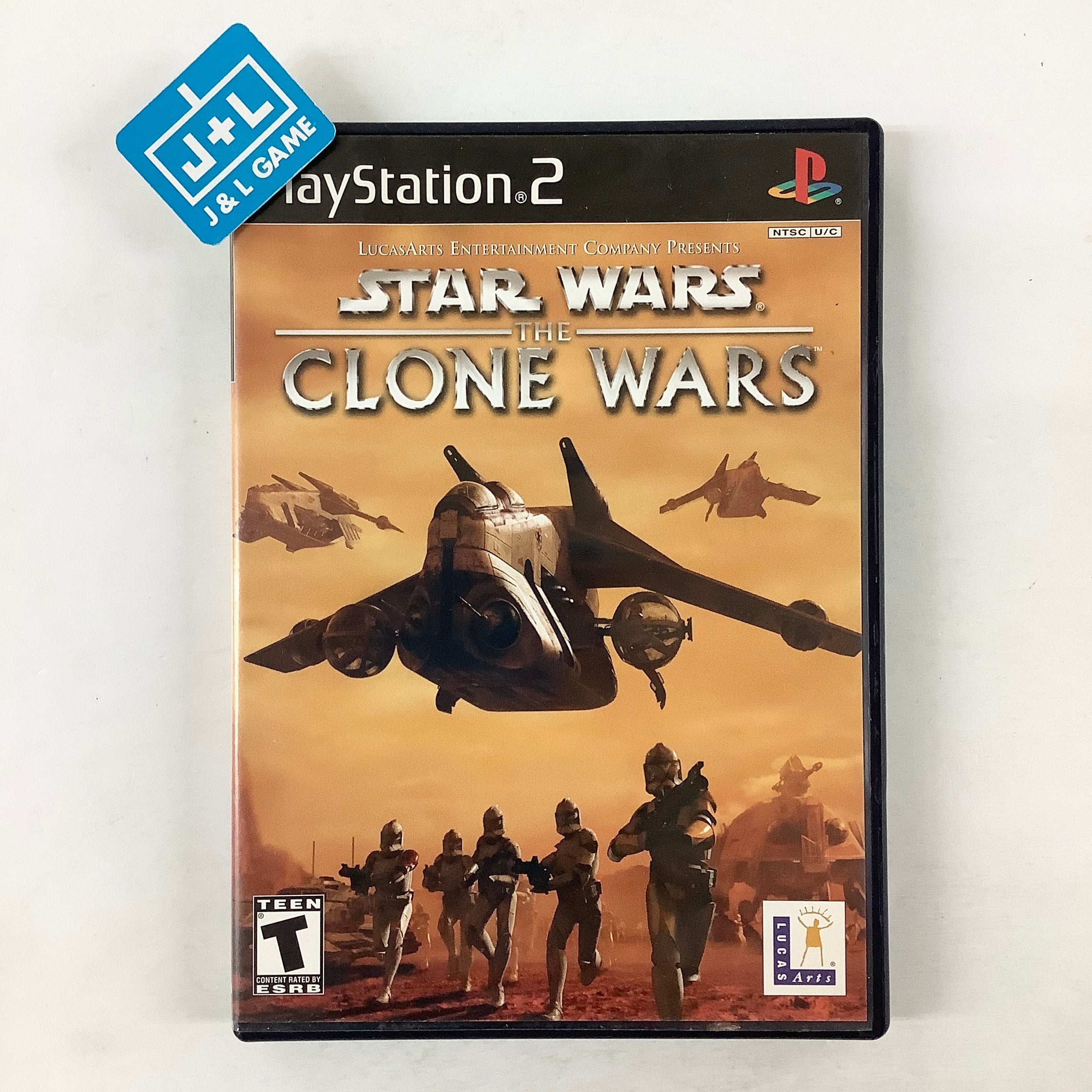 Star Wars: The Clone Wars - (PS2) PlayStation 2 [Pre-Owned] Video Games LucasArts   