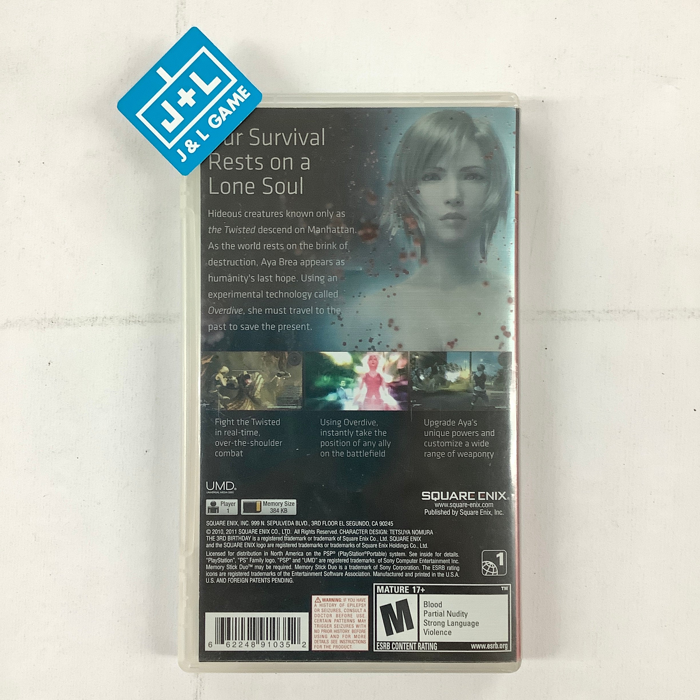 The 3rd Birthday - Sony PSP [Pre-Owned] Video Games Square Enix   