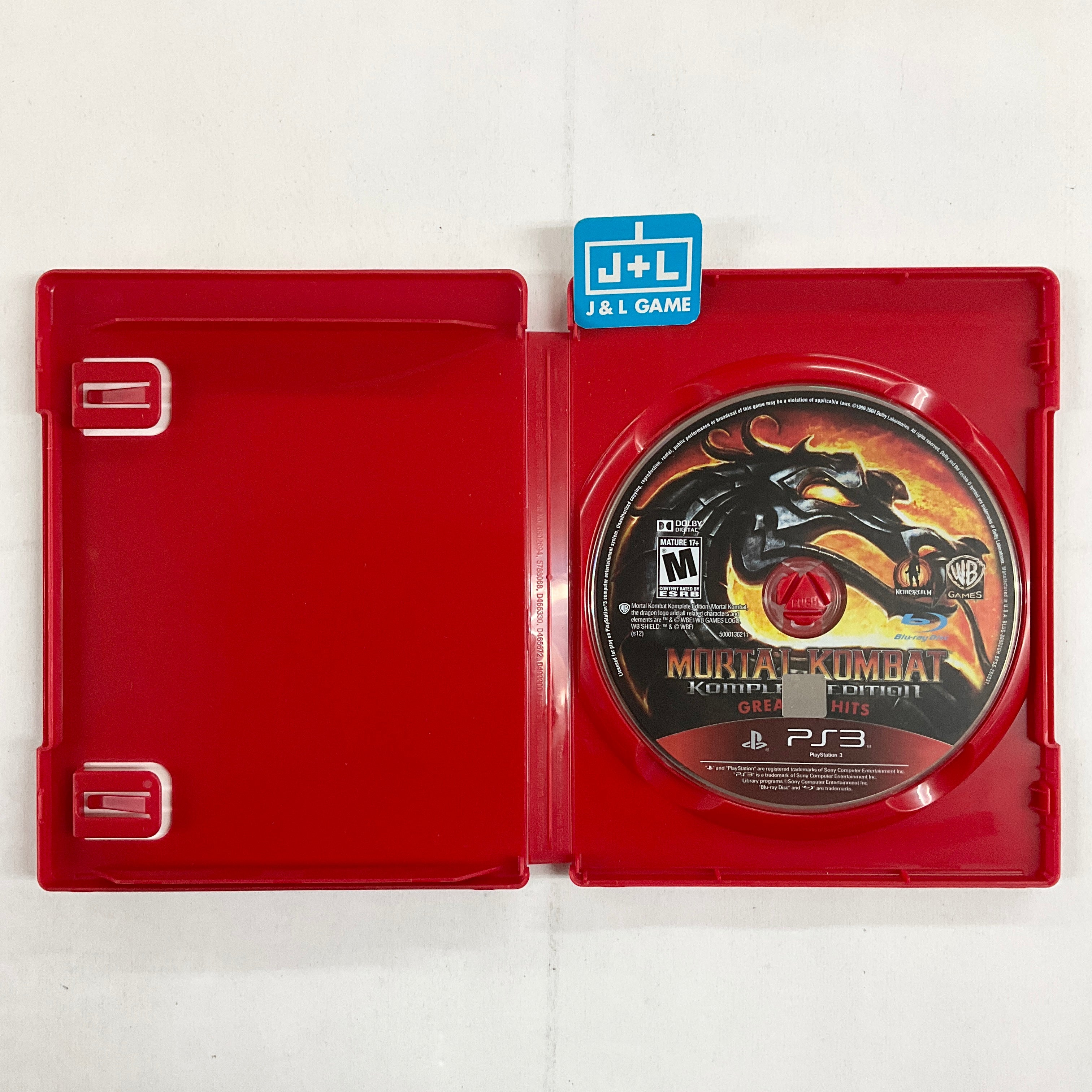 Mortal Kombat Komplete Edition (Greatest Hit's) - (PS3) PlayStation 3 [Pre-Owned] Video Games Warner Bros. Interactive Entertainment   