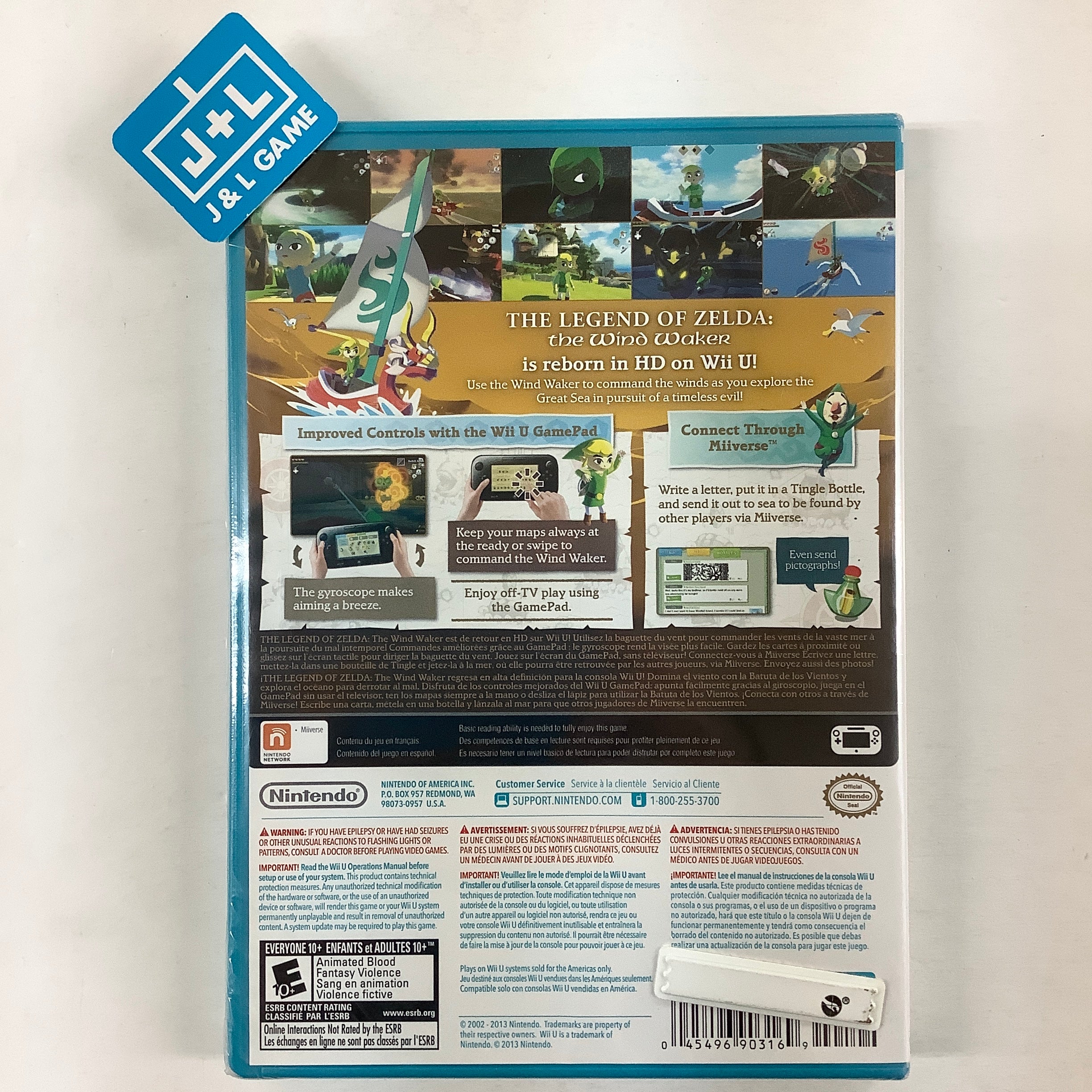The Legend of Zelda: The Wind Waker HD - Nintendo Wii U Video Games Nintendo   