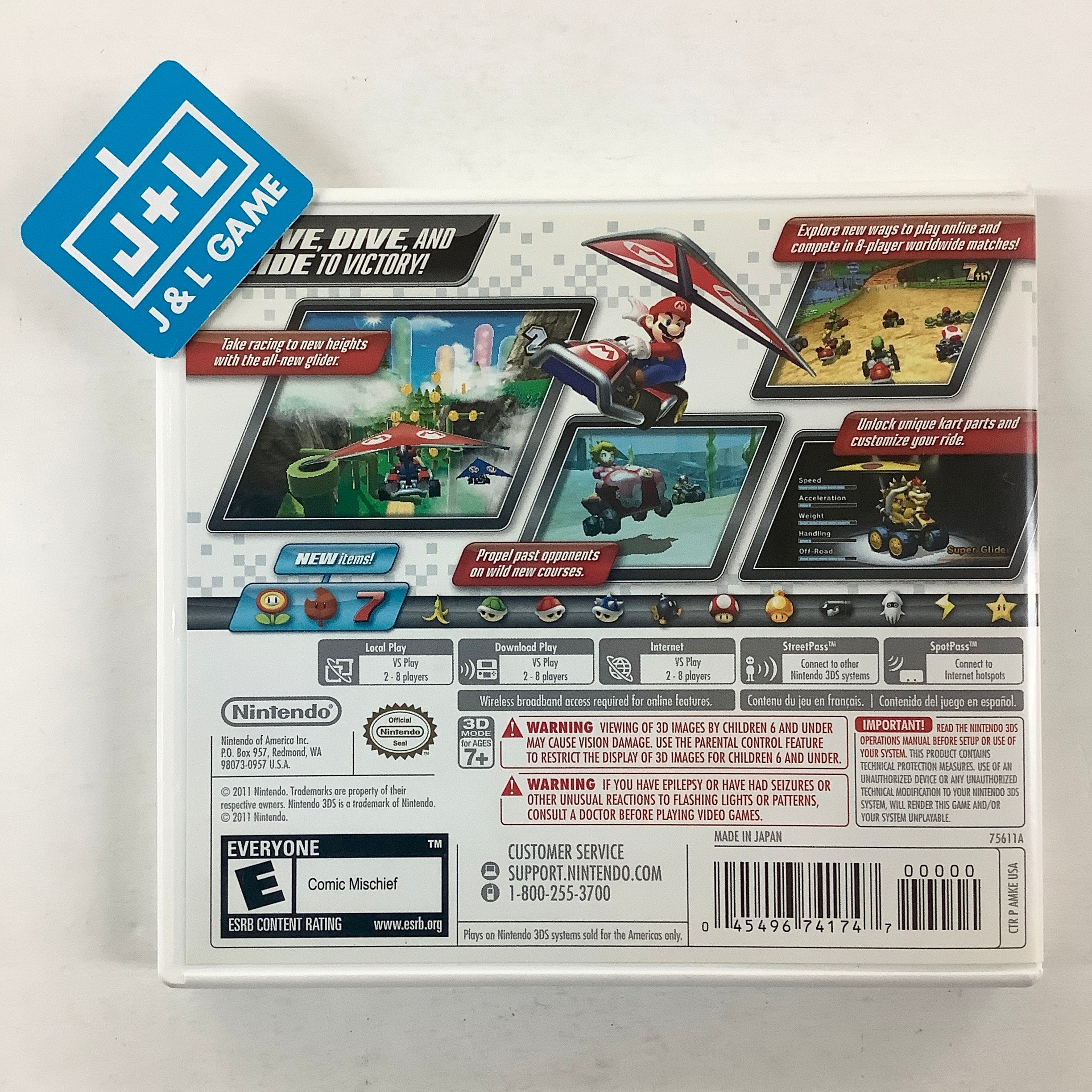 Mario Kart 7 - Nintendo 3DS [Pre-Owned] Video Games Nintendo   