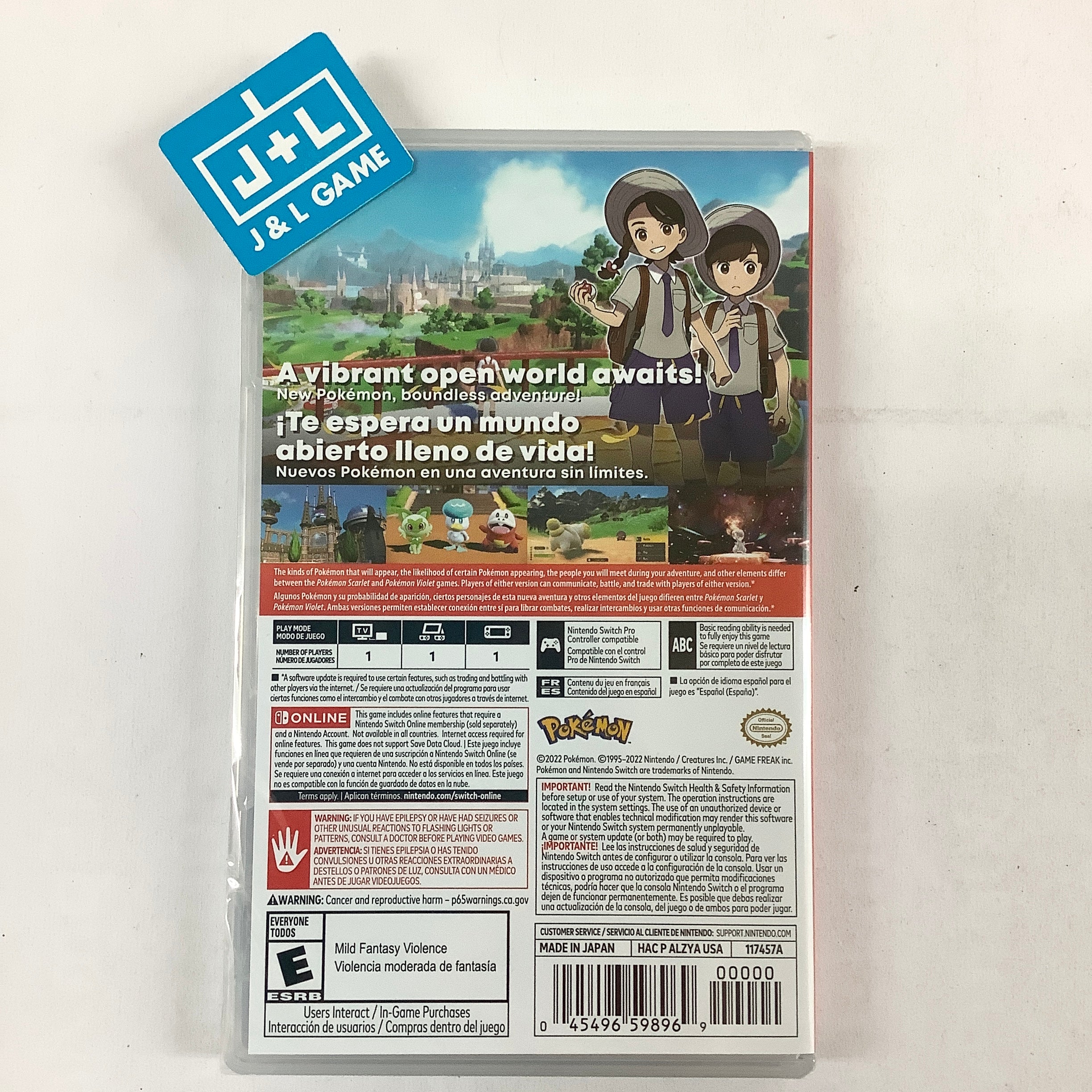 Pokémon Violet - (NSW) Nintendo Switch Video Games Nintendo   