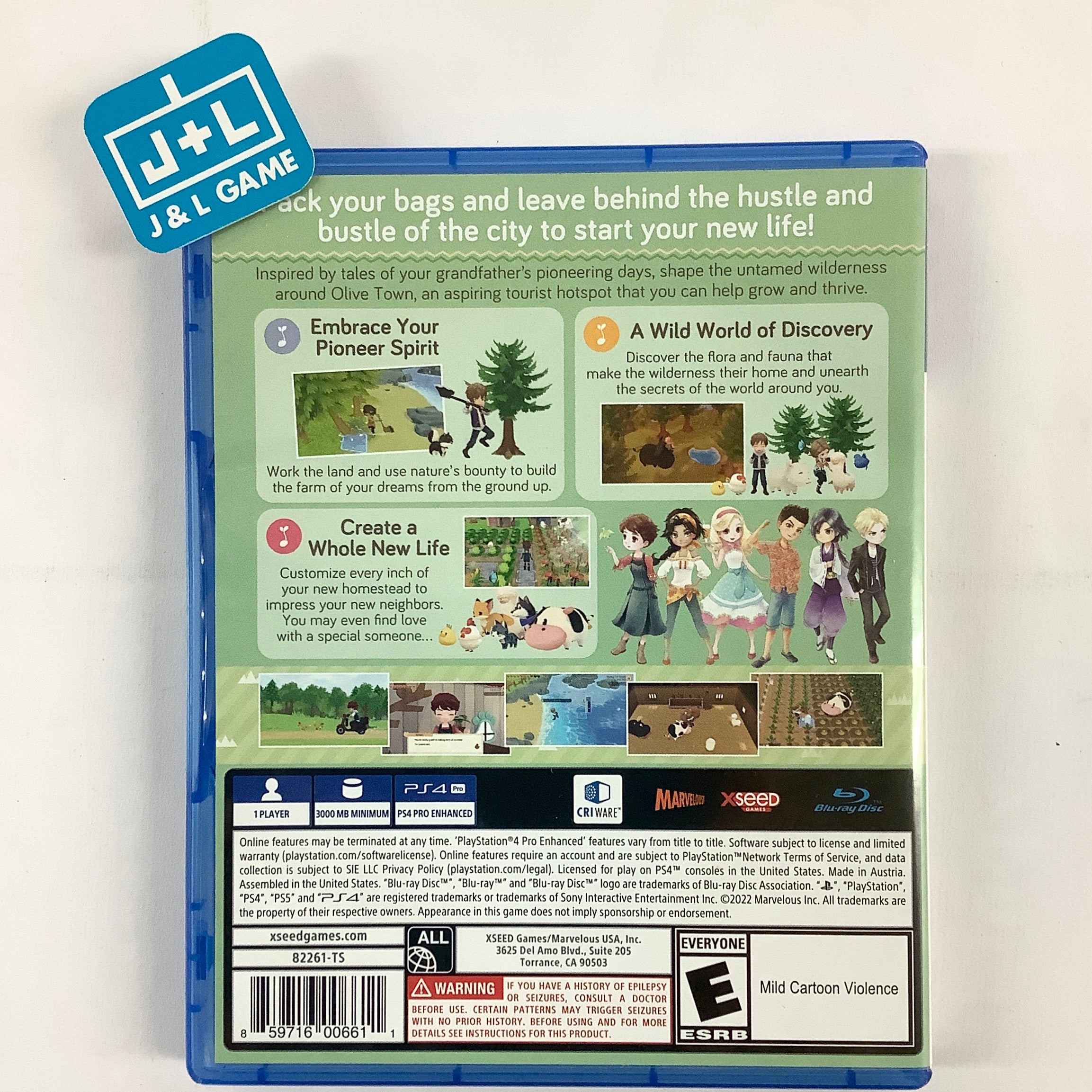 Story of Seasons: Pioneers of Olive Town - (PS4) PlayStation 4 [UNBOXING] Video Games Xseed   