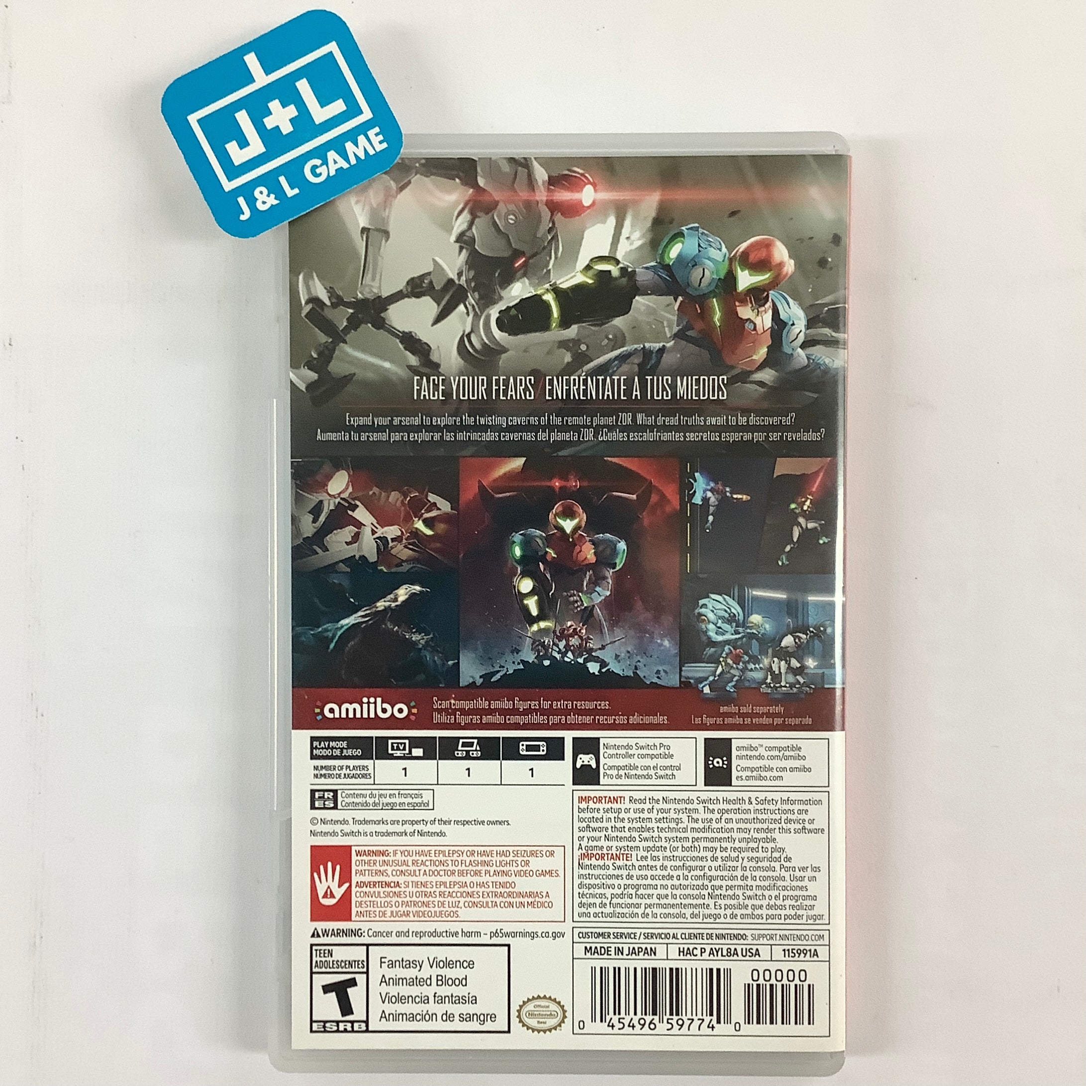 Metroid Dread - (NSW) Nintendo Switch [Pre-Owned] Video Games Nintendo   