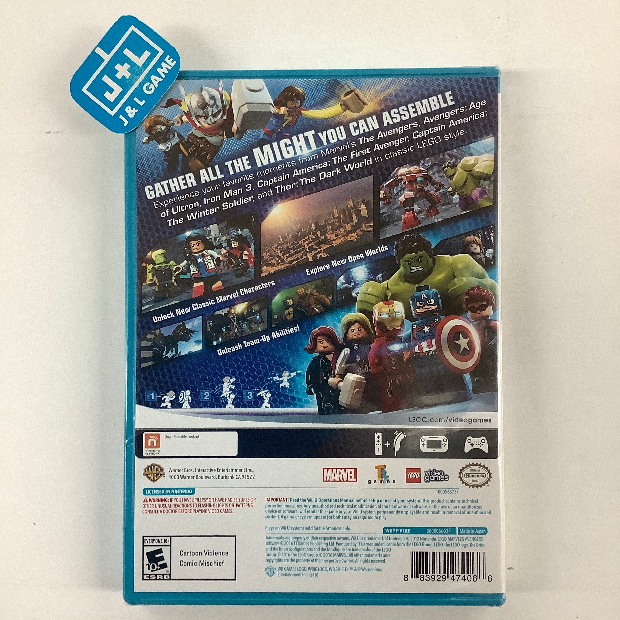 LEGO Marvel's Avengers - Nintendo Wii U Video Games Warner Bros. Interactive Entertainment   