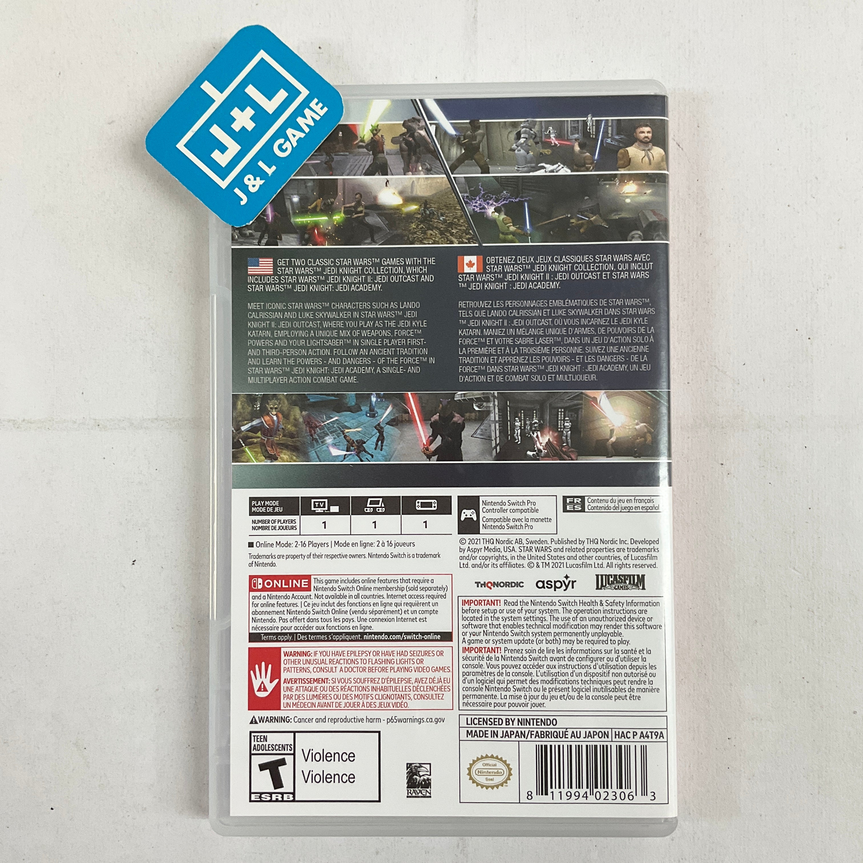 Star Wars Jedi Knight Collection - (NSW) Nintendo Switch [Pre-Owned] Video Games THQ Nordic   