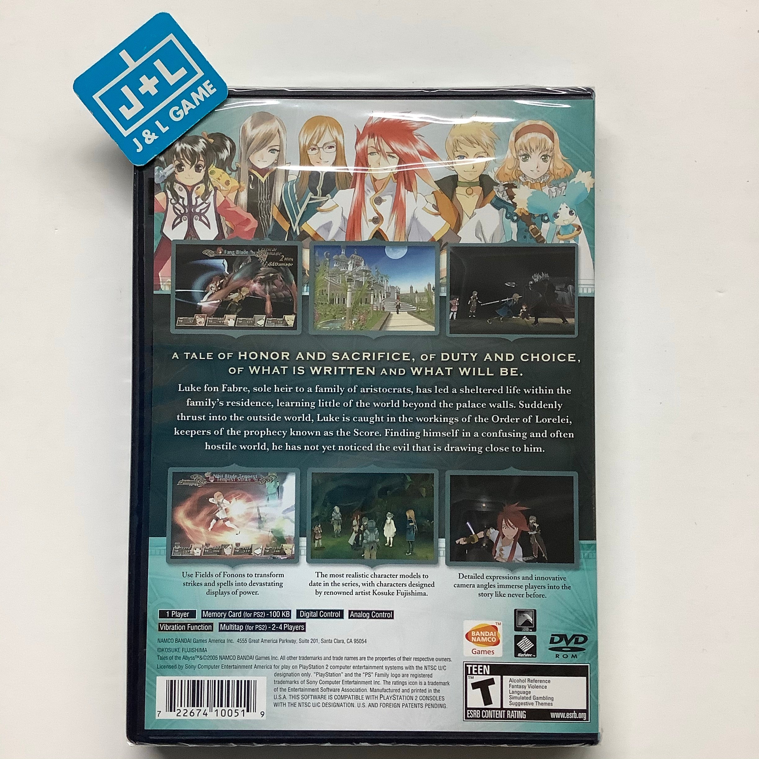 Tales of the Abyss - (PS2) PlayStation 2 Video Games Namco Bandai Games   