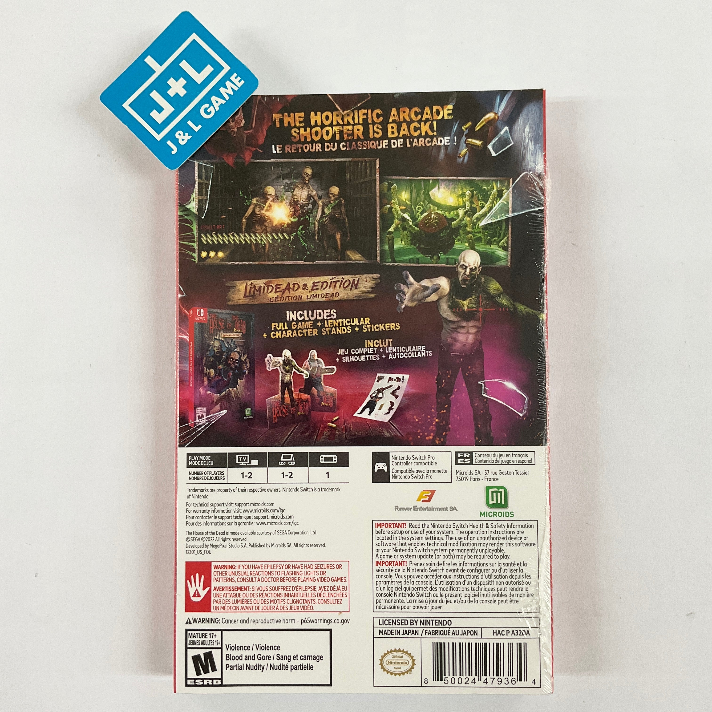 The House of the Dead: Remake (Limidead Edition) - (NSW) Nintendo Switch Video Games Maximum Games   