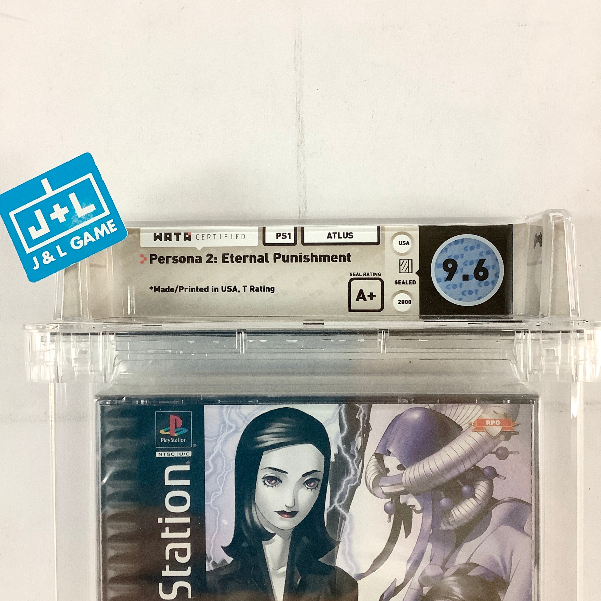 Persona 2: Eternal Punishment (WATA Graded 9.6) - (PS1) PlayStation 1 Video Games Atlus   
