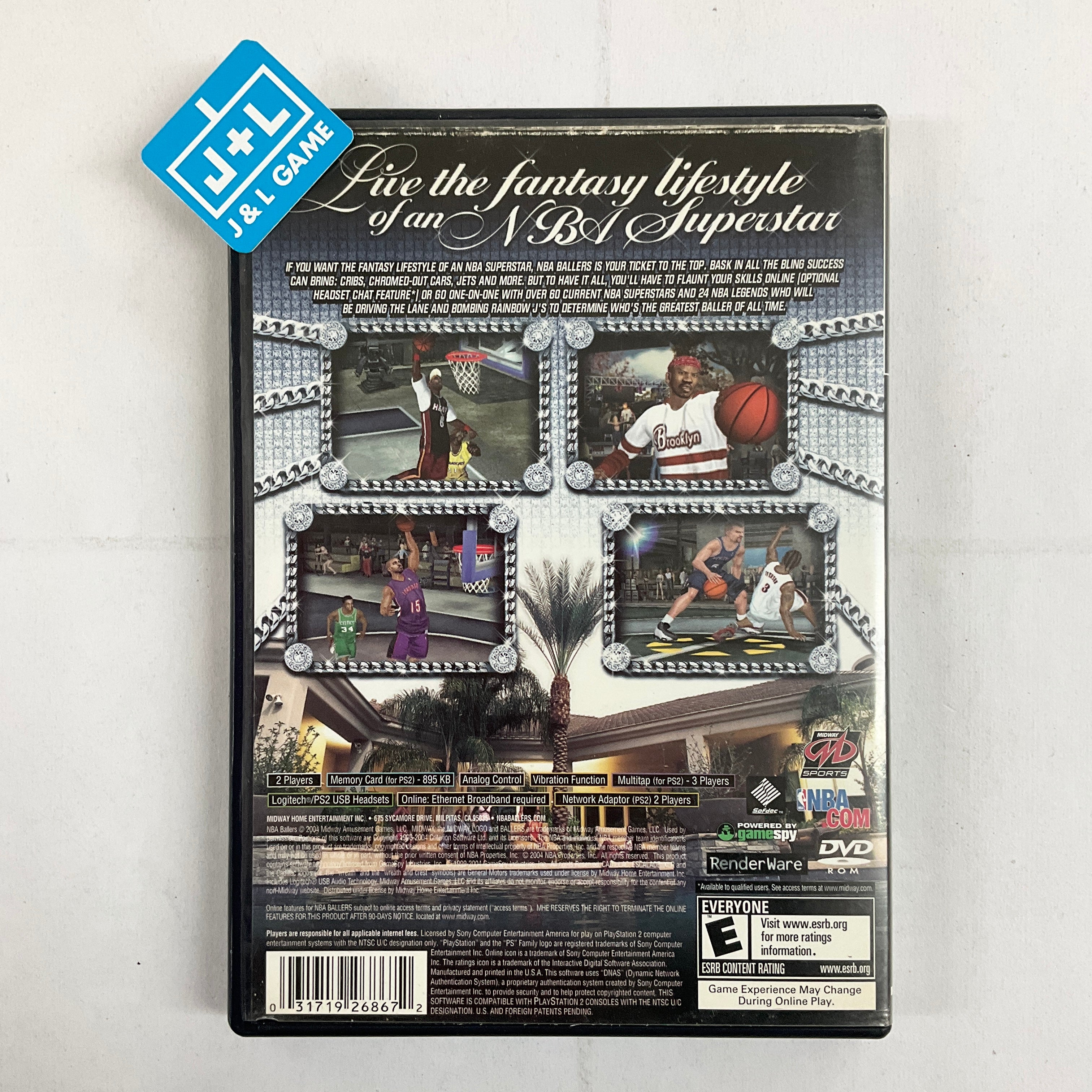 NBA Ballers - (PS2) PlayStation 2 [Pre-Owned] Video Games Midway   
