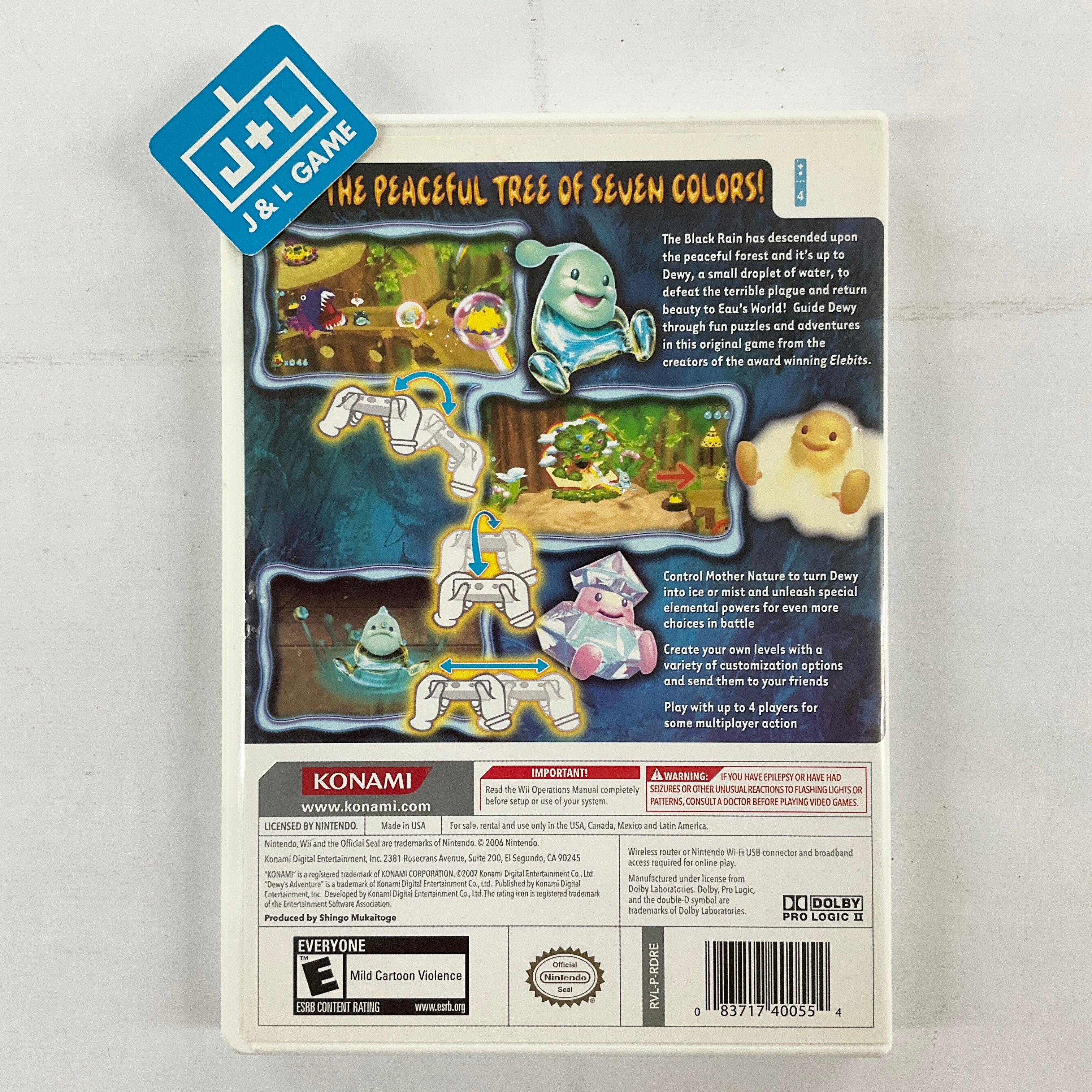 Dewy's Adventure - Nintendo Wii [Pre-Owned] Video Games Konami   