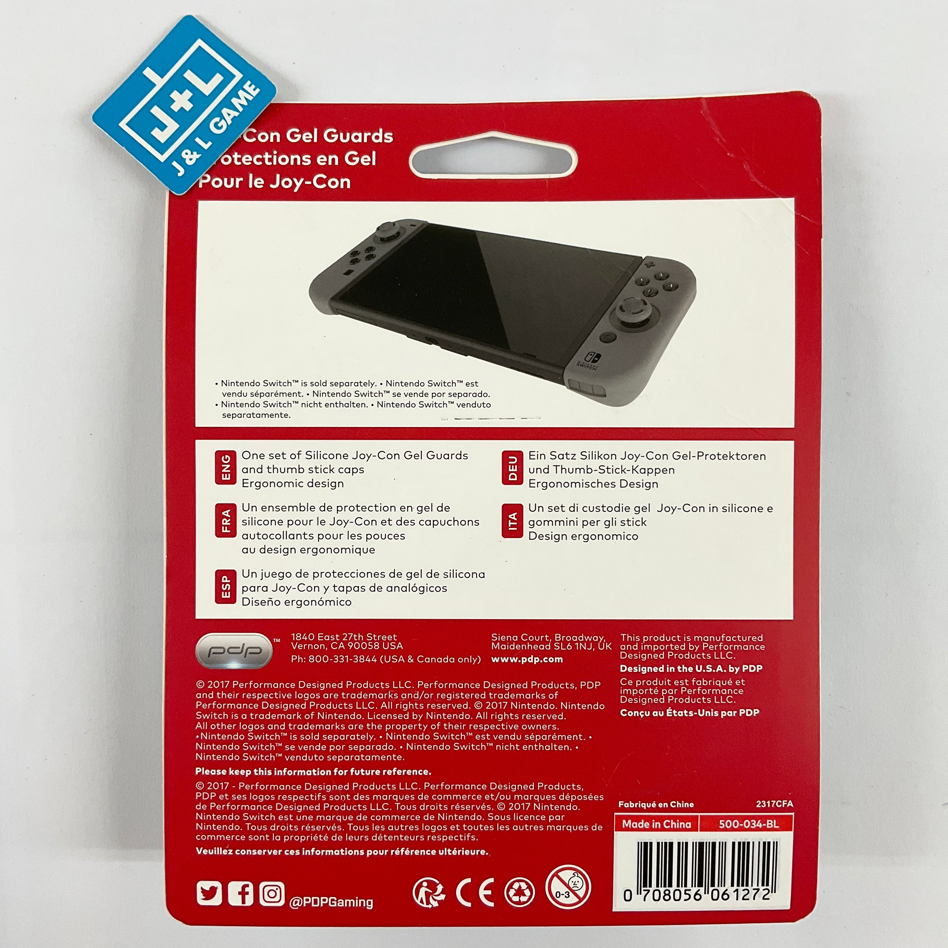 PDP Joy-Con Gel Guards (Blue) - (NSW) Nintendo Switch Accessories PDP   