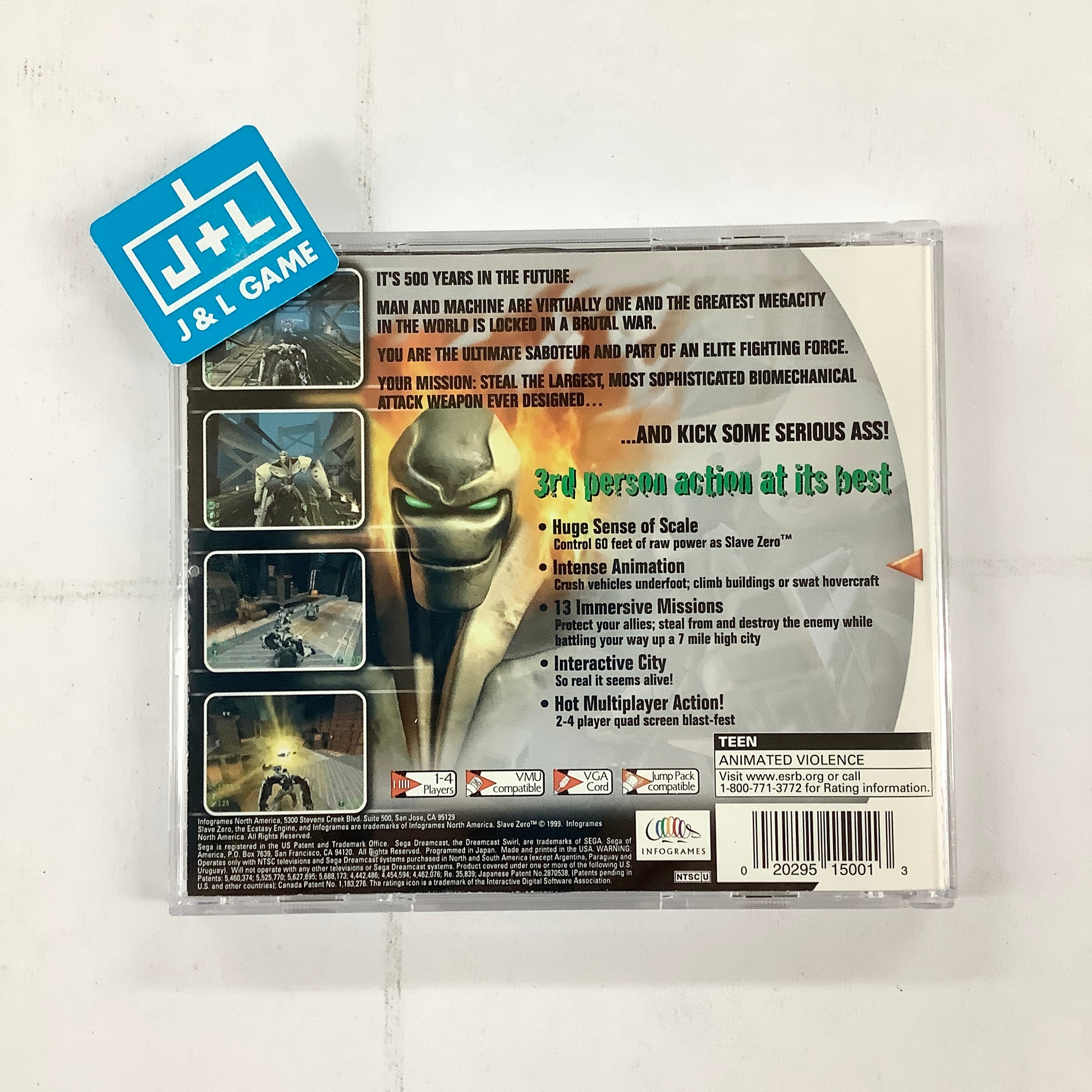 Slave Zero - (DC) SEGA Dreamcast [Pre-Owned] Video Games Infogrames   