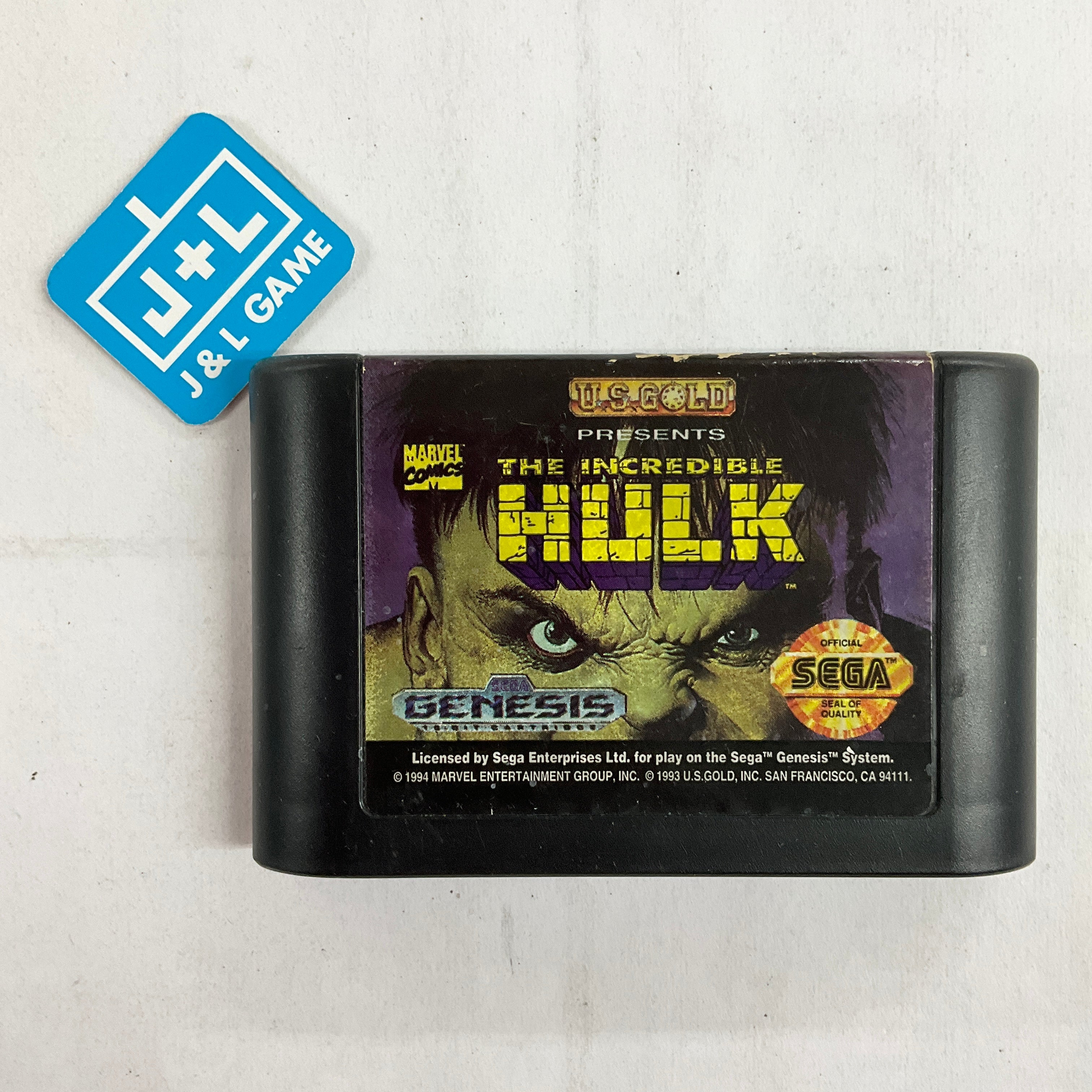 The Incredible Hulk - (SG) SEGA Genesis [Pre-Owned] Video Games U.S. Gold   